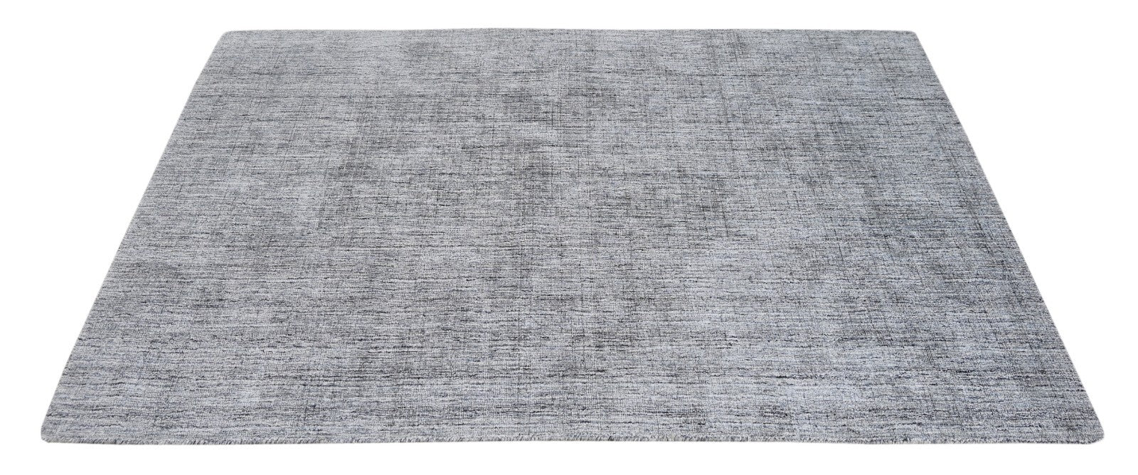 Ručně tkaný koberec 120x180 šedý lesklý lněný plochý do obývacího pokoje SH219