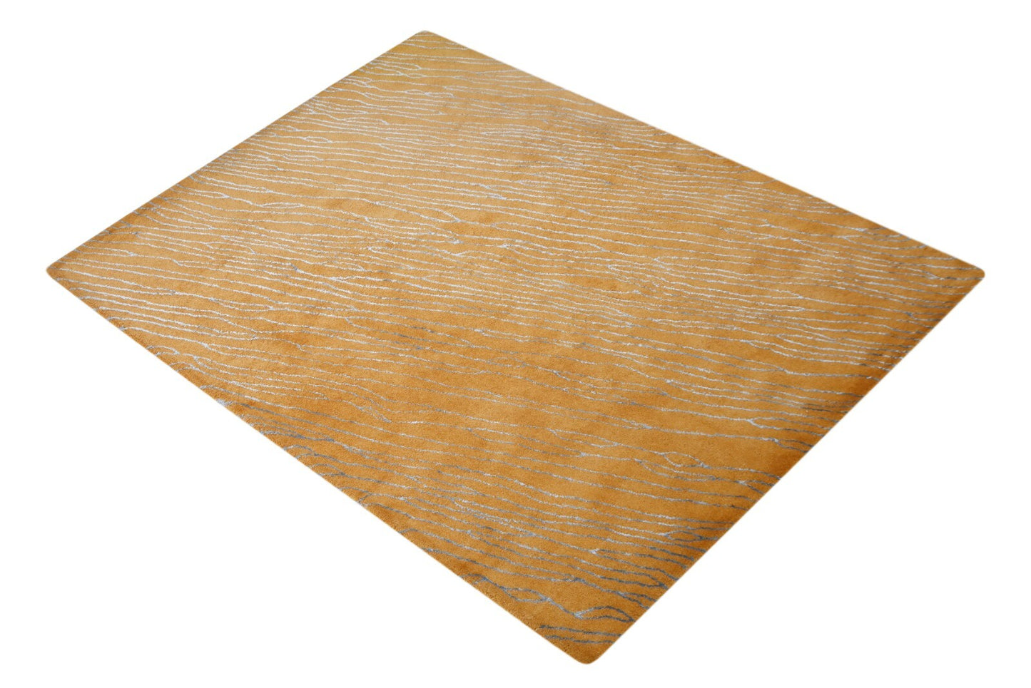 Handgetufteter Wolle Viskose teppich 150x240 Multi-Gold Modern Wohnzimmer SH215