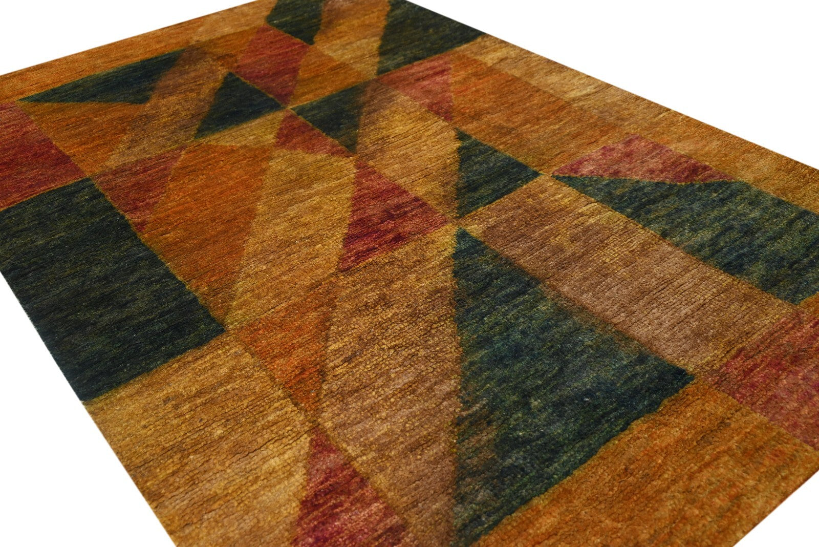 Modernes Handgeknüpfter Jute 150x240 Vintage multi Wohnzimmer Teppich SH169