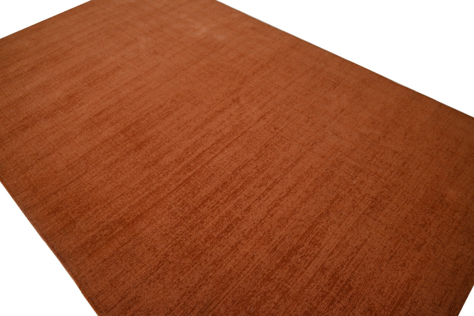 Tapis tissé à la main 150x240 cm, laine cuivrée, finition brillante, salon SH108