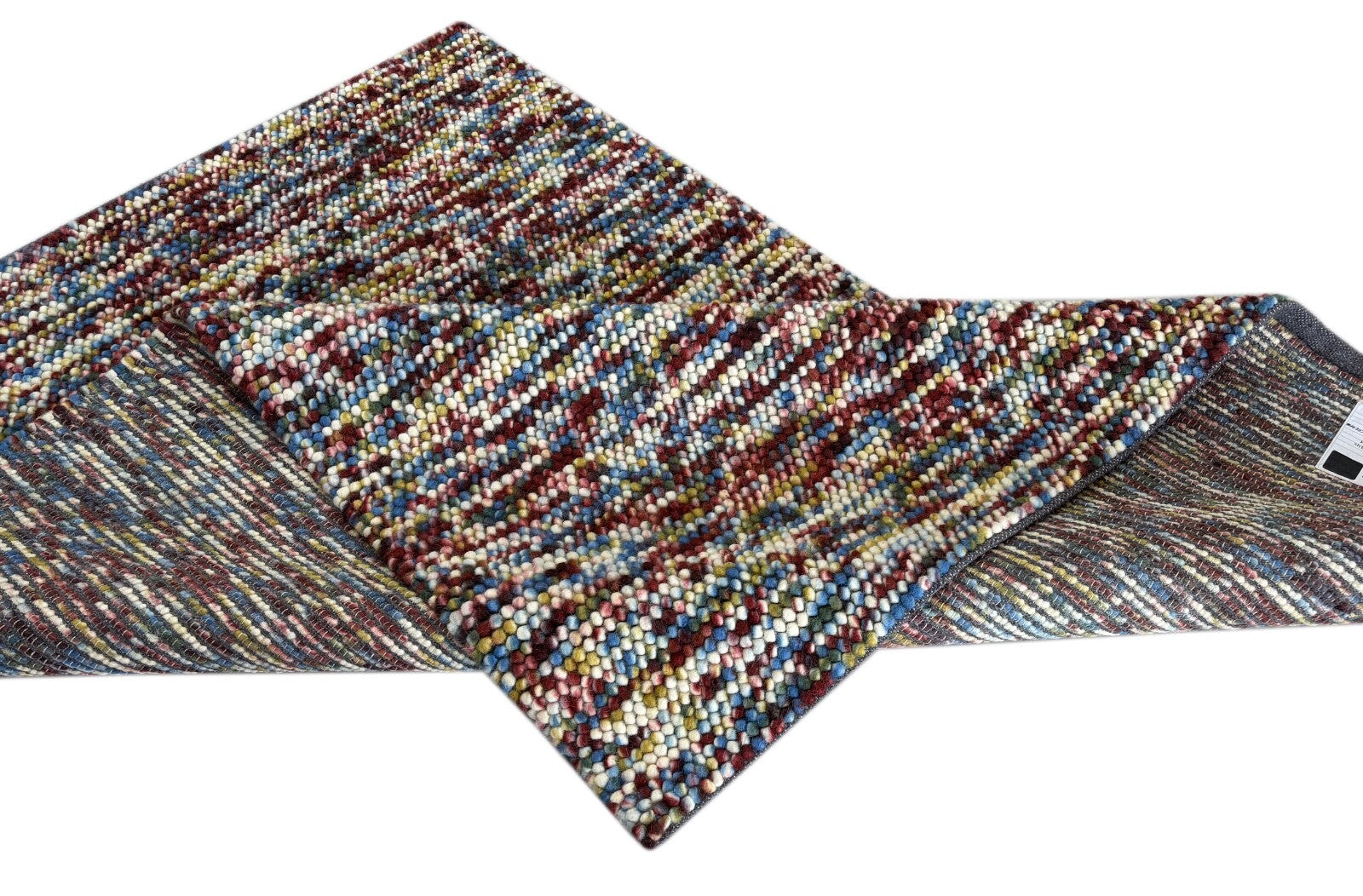 Tappeto di lana colorato 170x240 cm Tappeto moderno naturale fatto a mano st14