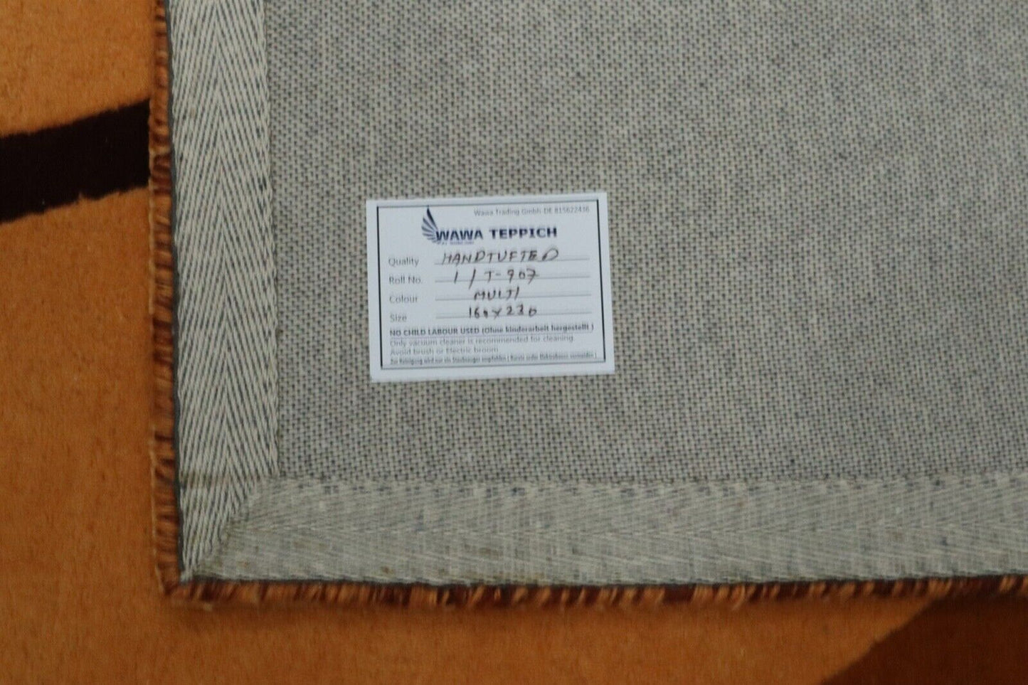 Handgetuftet Modern Teppich 100% Wolle 160X230 cm Handarbeit T907