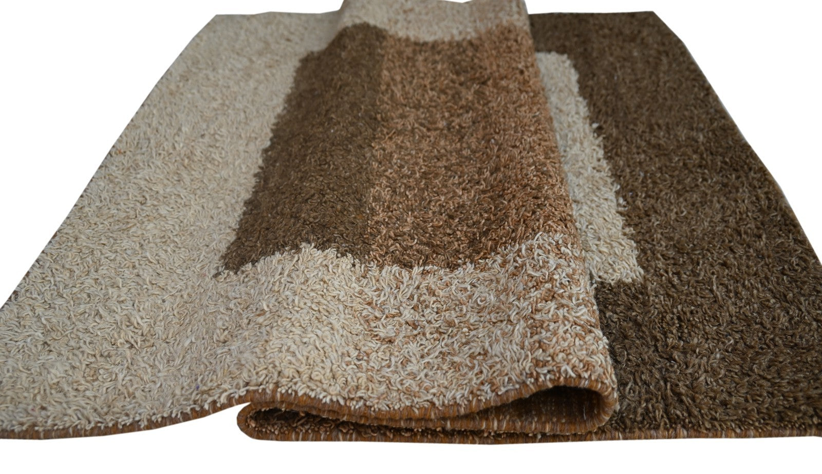 Bunter Wollteppich 120x180 cm Handgefertigt Modern Teppich sh275