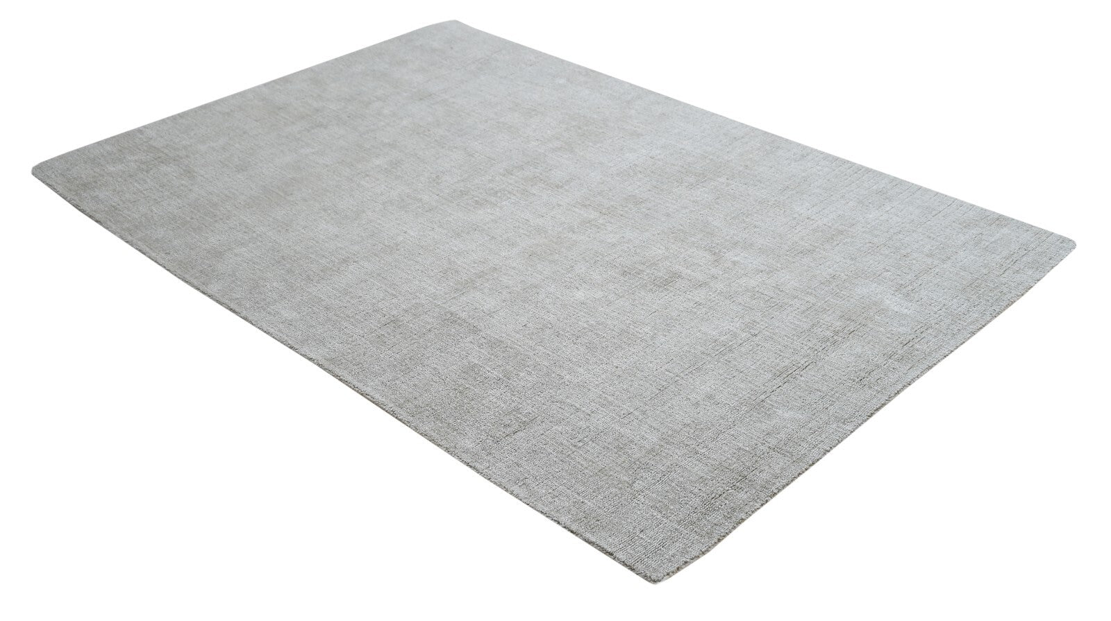 Tappeto tessuto a mano 120x180 crema effetto lucido lino piatto soggiorno SH253