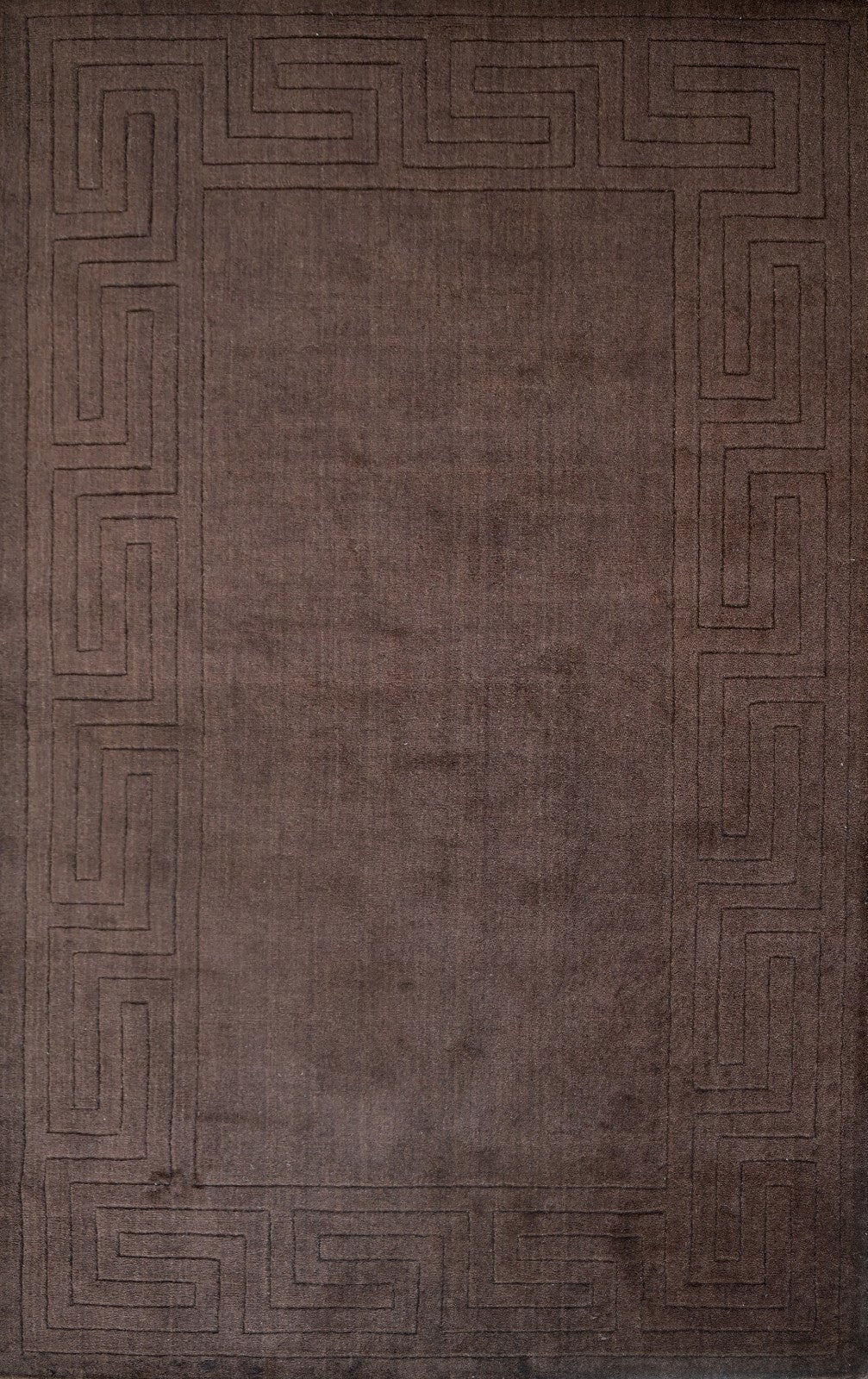 Handgetufteter Wolle teppich 150x240 braun Modern Wohnzimmer SH203