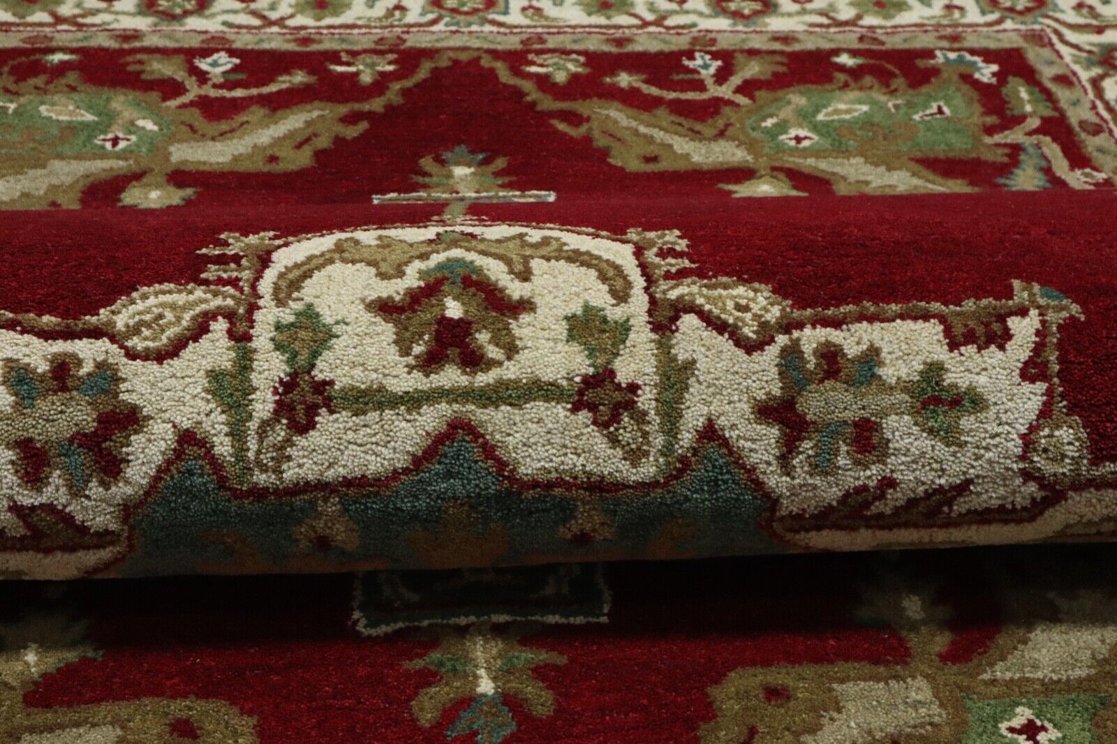 Rot Orient Teppich 100% Wolle 160X230 cm Handarbeit Handgetuftet T913