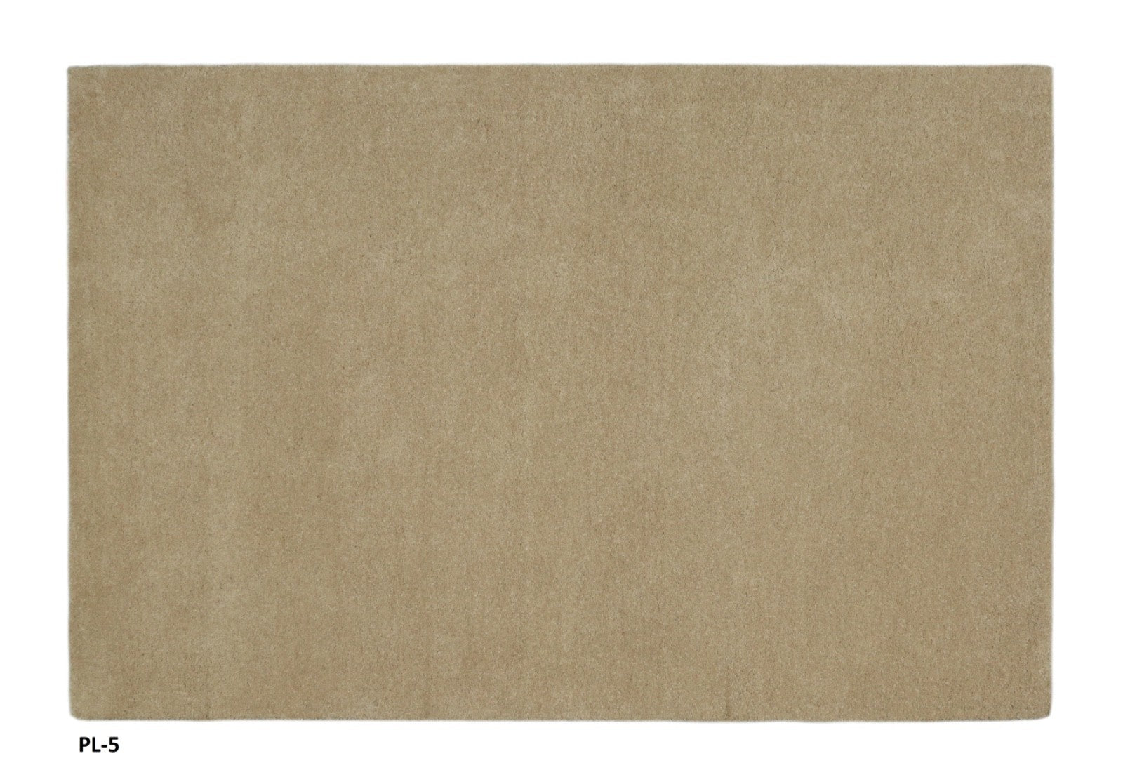 Gabbeh Teppich 100% Wolle Beige Uni Farbe 120x180 cm Handgemacht PL5