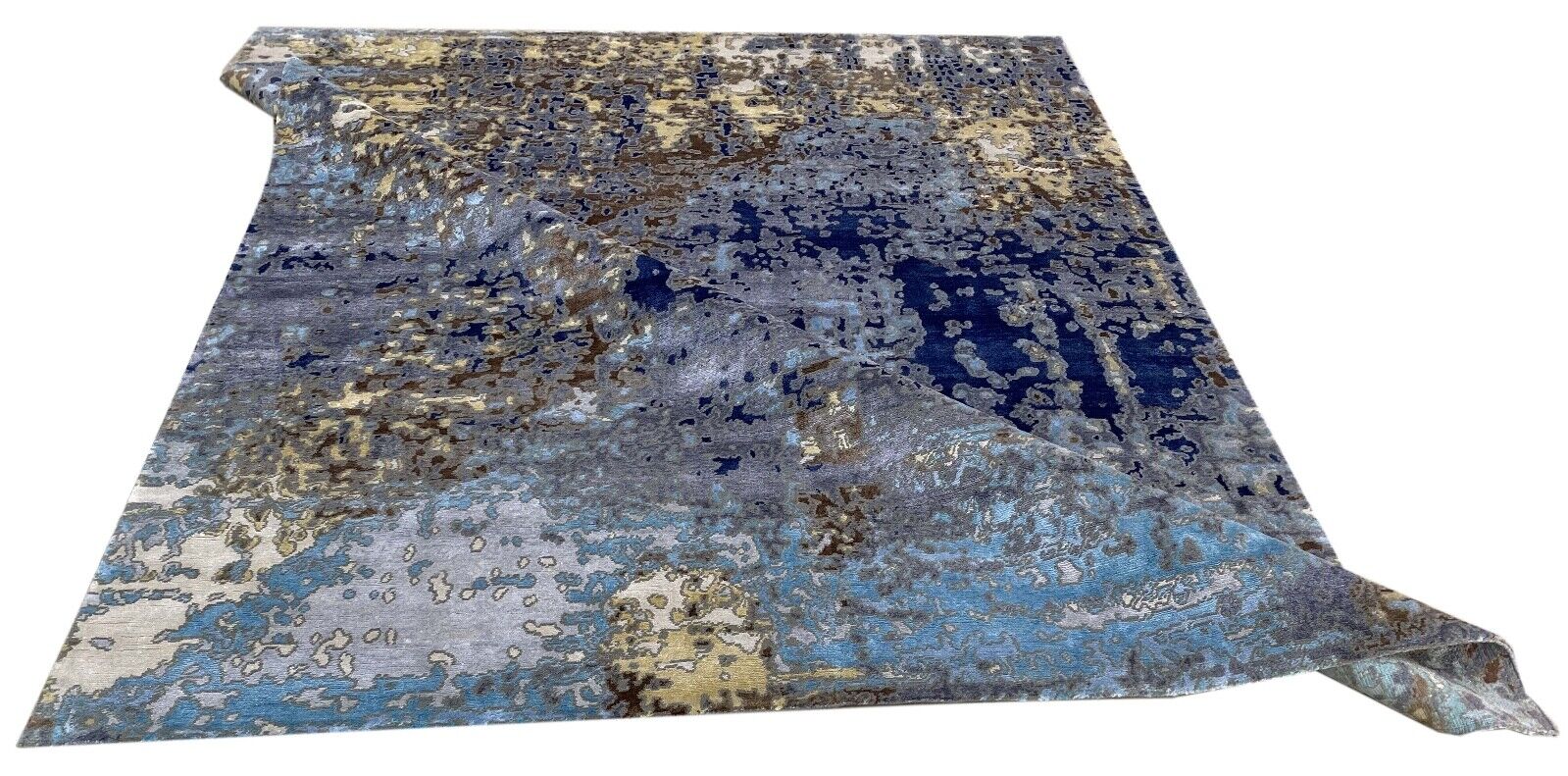 Handgeknüpft Teppich Einzigartiges Design Nepal Bambus seide Wolle 250X300 cm