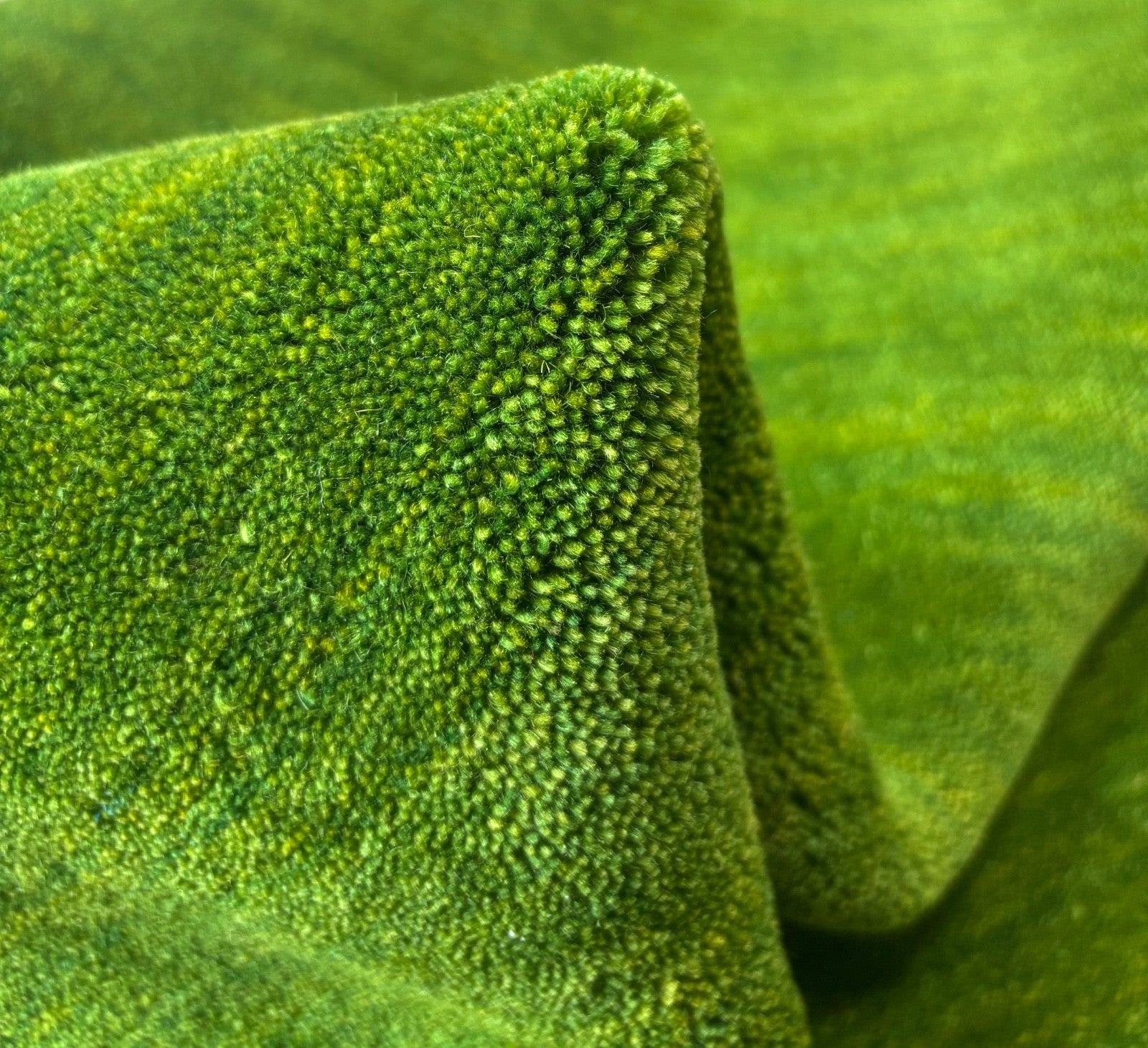 Orientteppich Gabbeh Loom Handgefertigt Teppich 100% Wolle 170X240 CM Grün