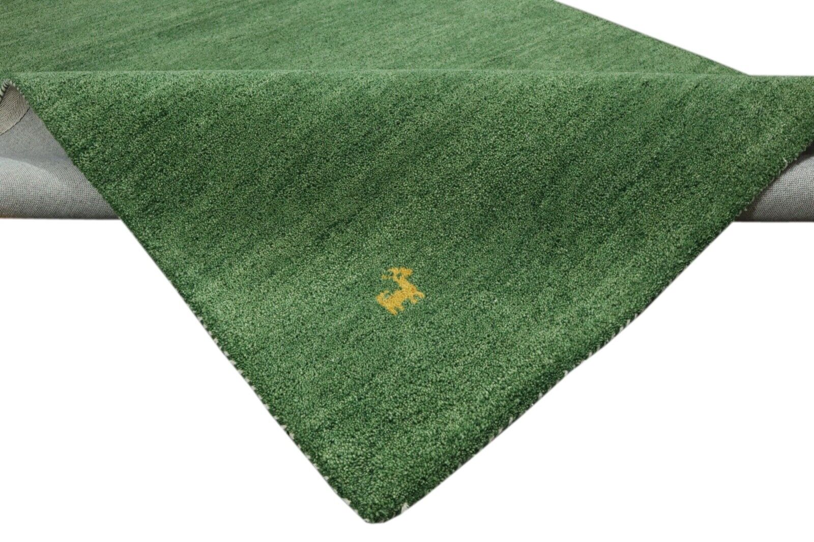 Koberec Gabbeh, 100% vlna, 160x230 cm, zelený, ručně vyrobený, ručně všívaný, T940