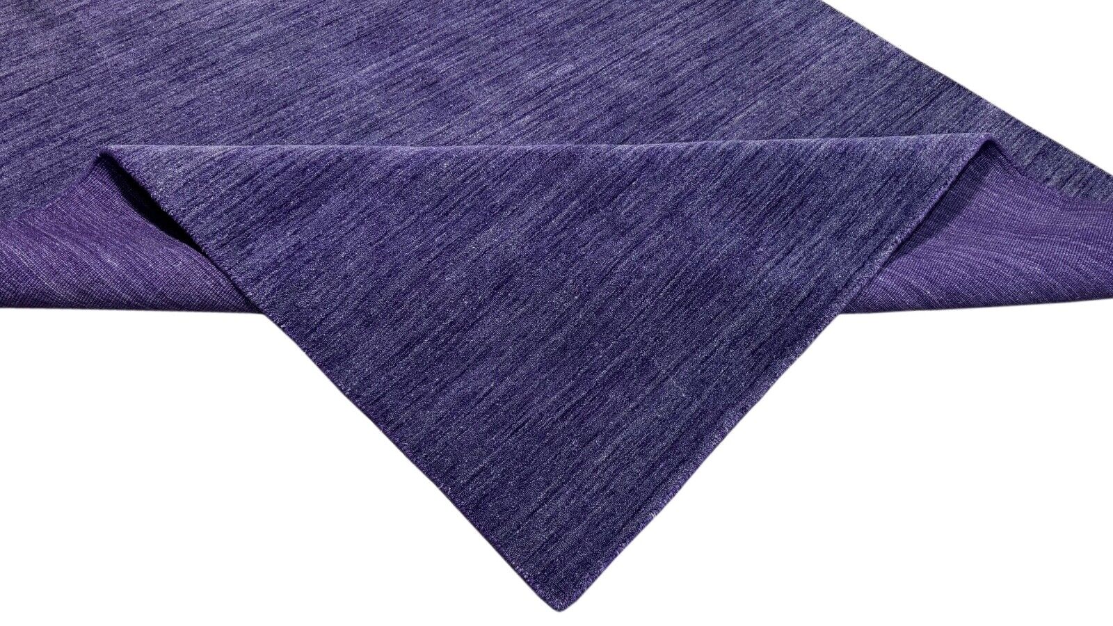 violett Lila Teppich 100% Wolle 170x240 cm Handgewebt Gabbeh Orientteppich G248