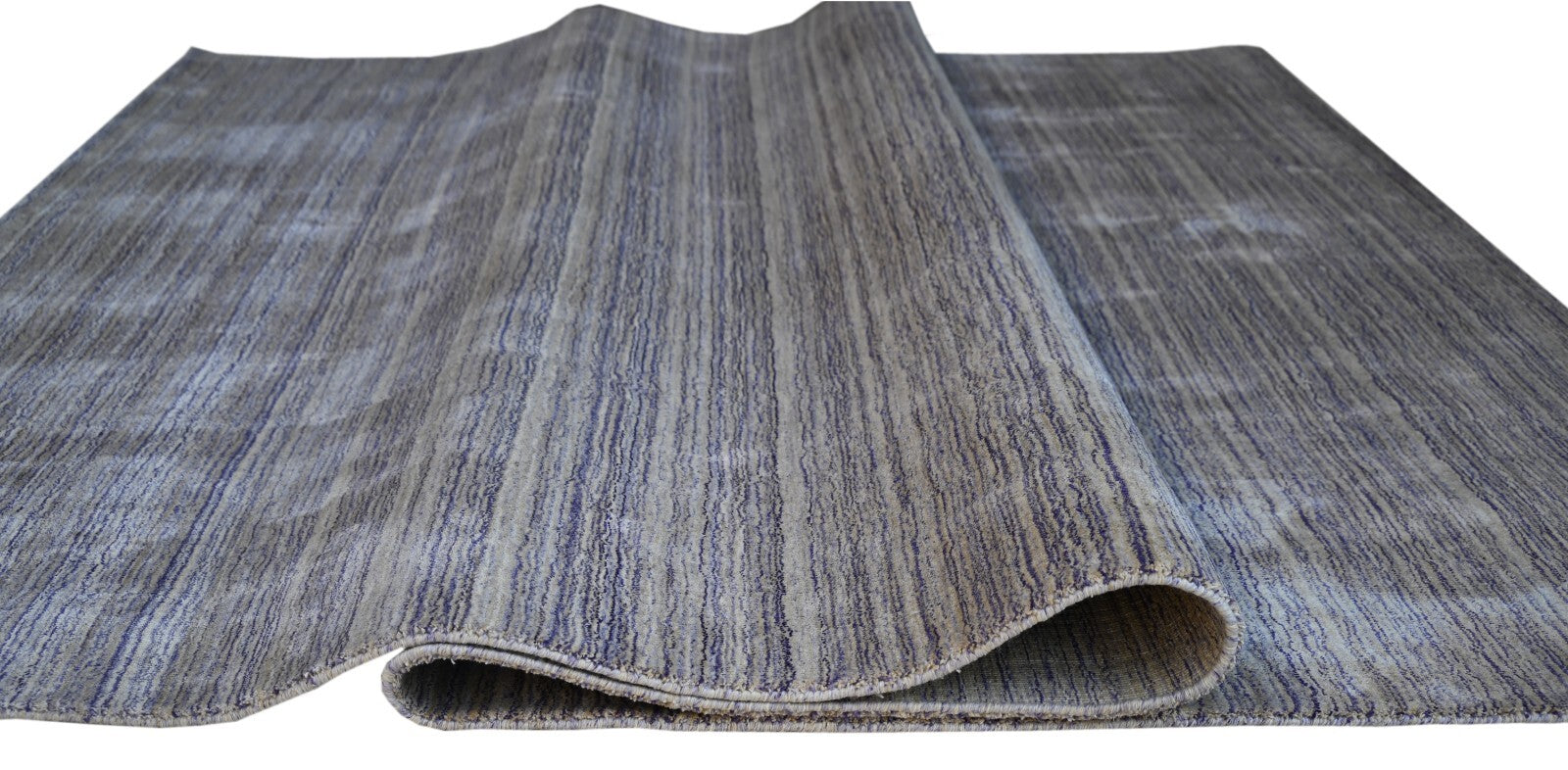 Handgewebter Teppich 200x300 Mehrfarbig Viskose Glanzoptik Wohnzimmer SH271