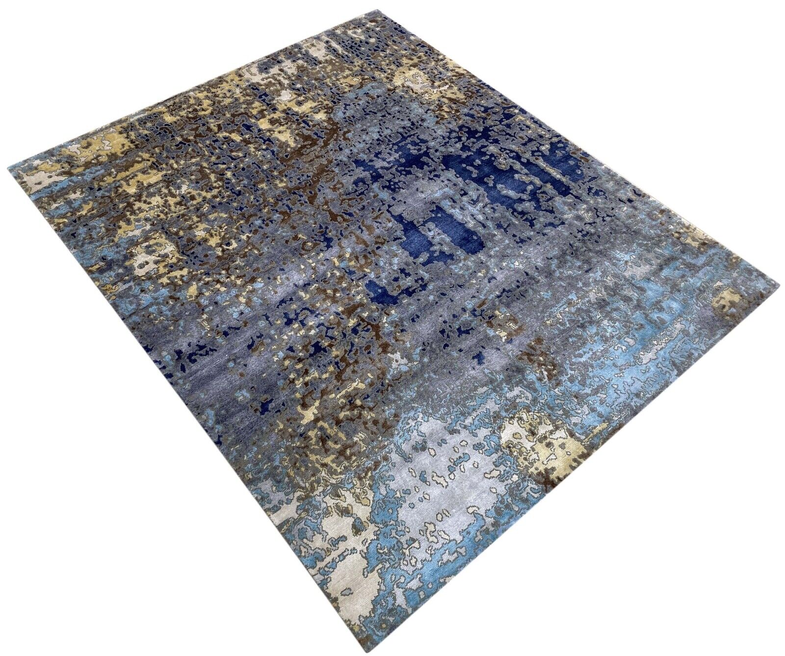 Handgeknüpft Teppich Einzigartiges Design Nepal Bambus seide Wolle 250X300 cm