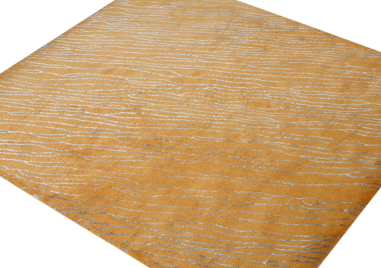 Handgetufteter Wolle Viskose teppich 150x240 Multi-Gold Modern Wohnzimmer SH215