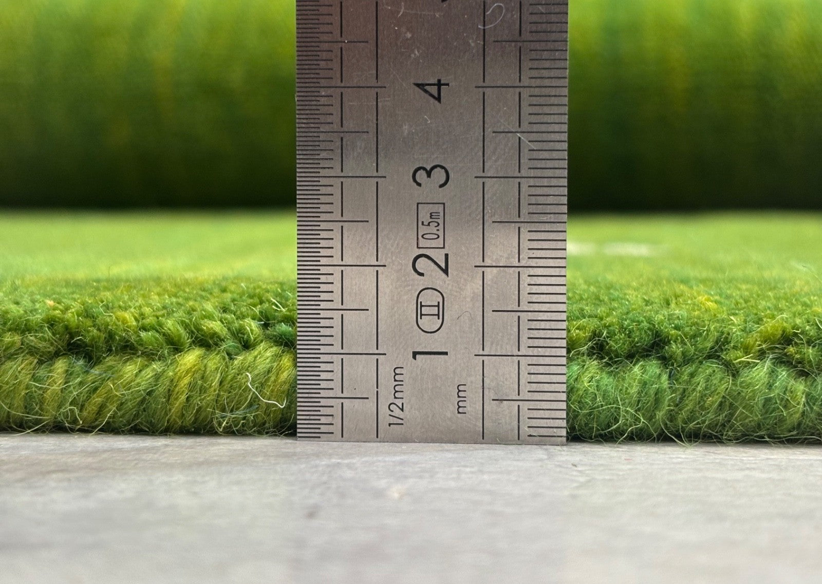 Grün Gabbeh Teppich 100% Wolle 170x240 cm Wohnzimmer Orient Handgewebt