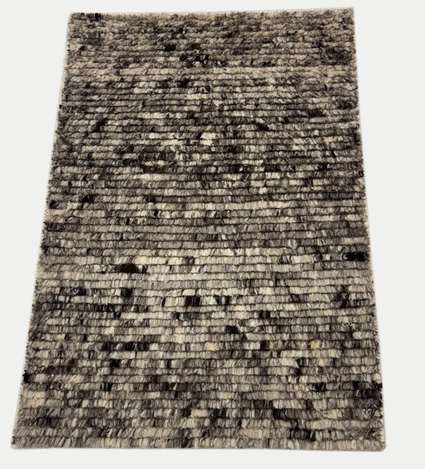 Kézzel csomózott gyapjúszőnyeg 60x90cm 100% gyapjú Modern design Többszörös szürke BCI81