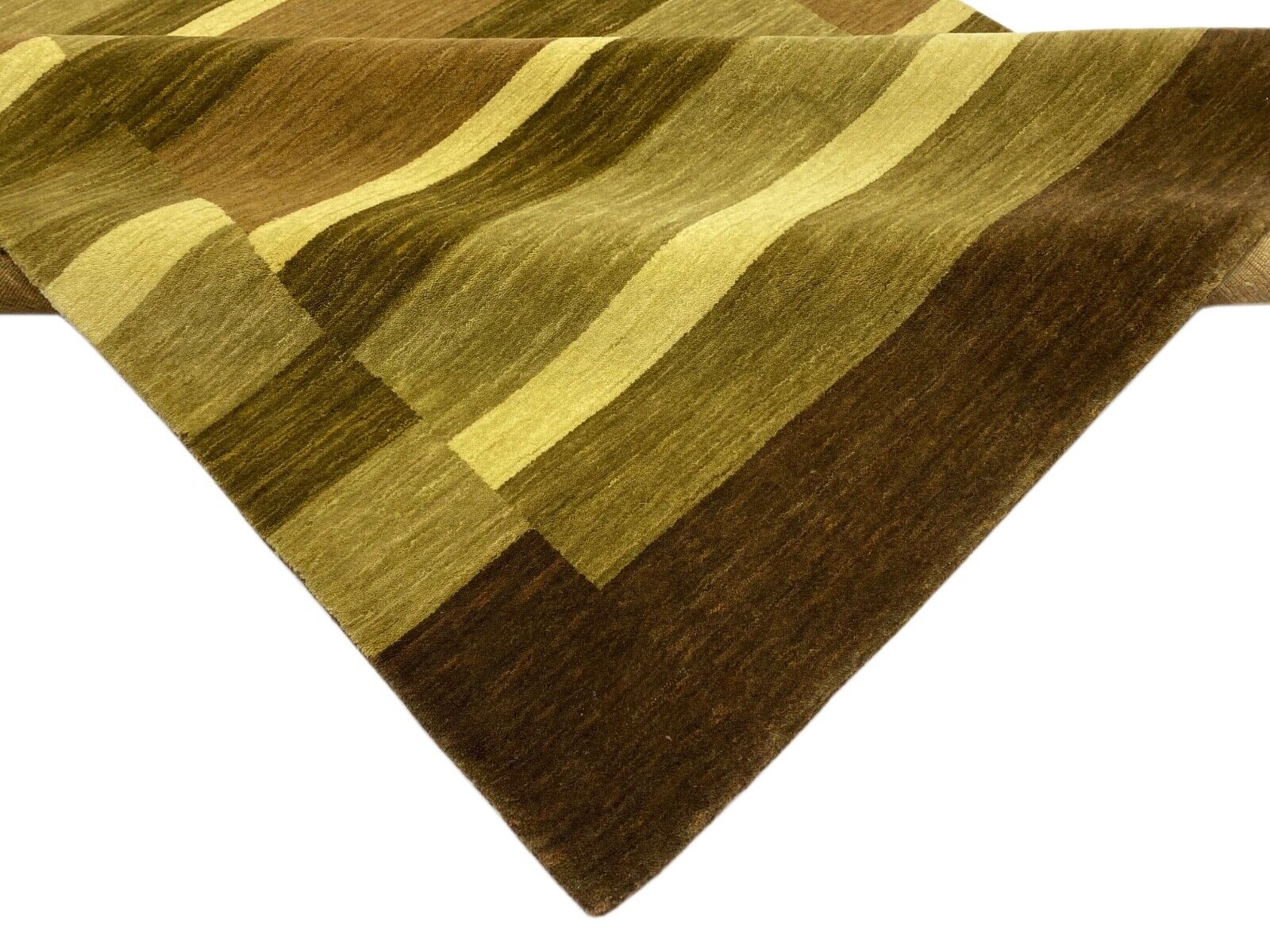 Teppich 100% Wolle Braun Lori Gabbeh Handgewebt 140x205 cm S189