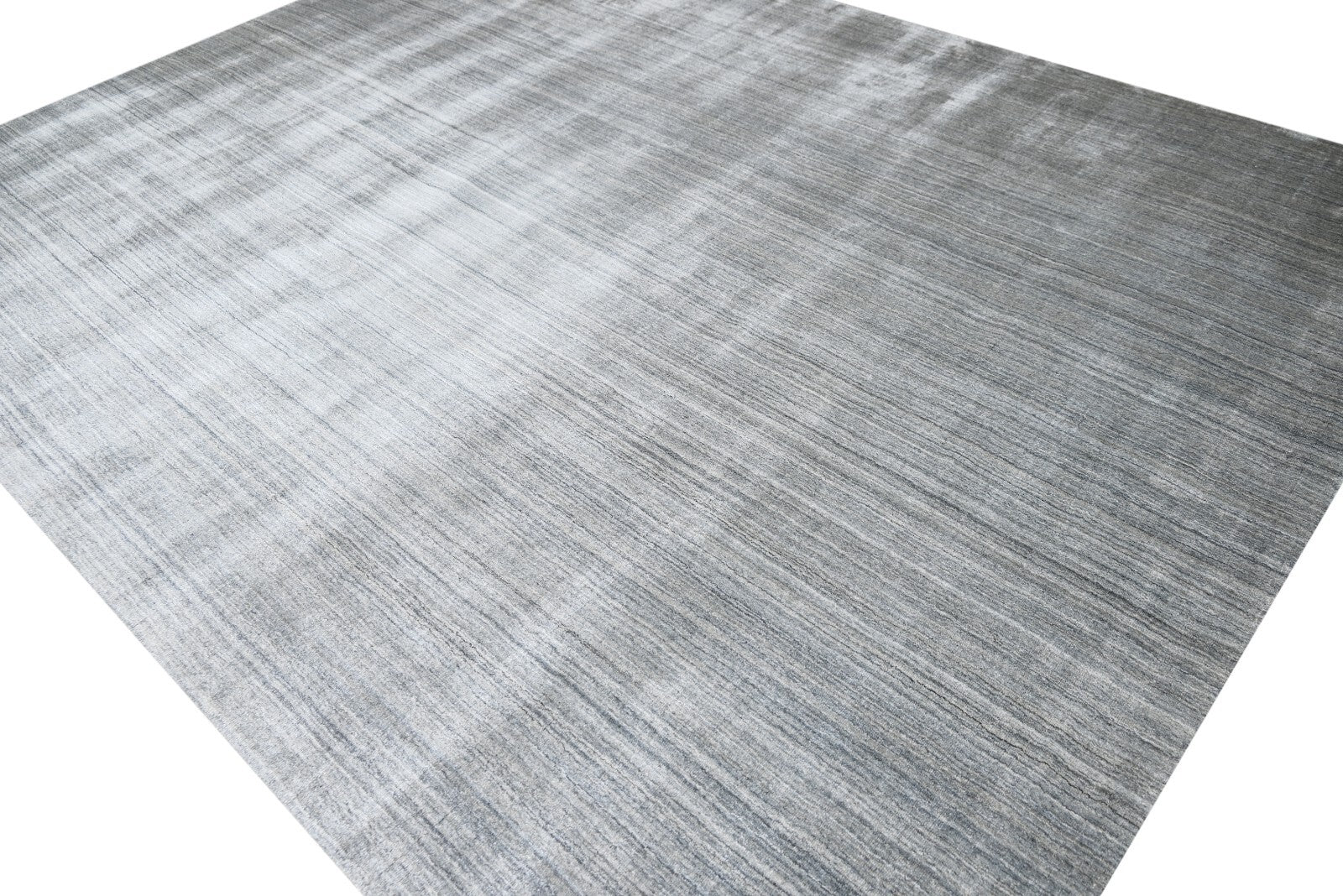 手工编织地毯 240x300 灰色亮面羊毛客厅地毯 SH212