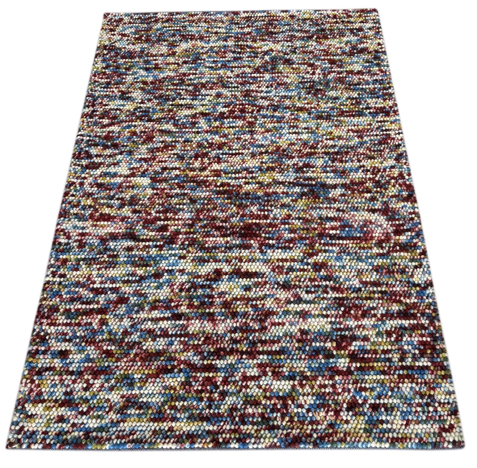 Tappeto di lana colorato 170x240 cm Tappeto moderno naturale fatto a mano st14