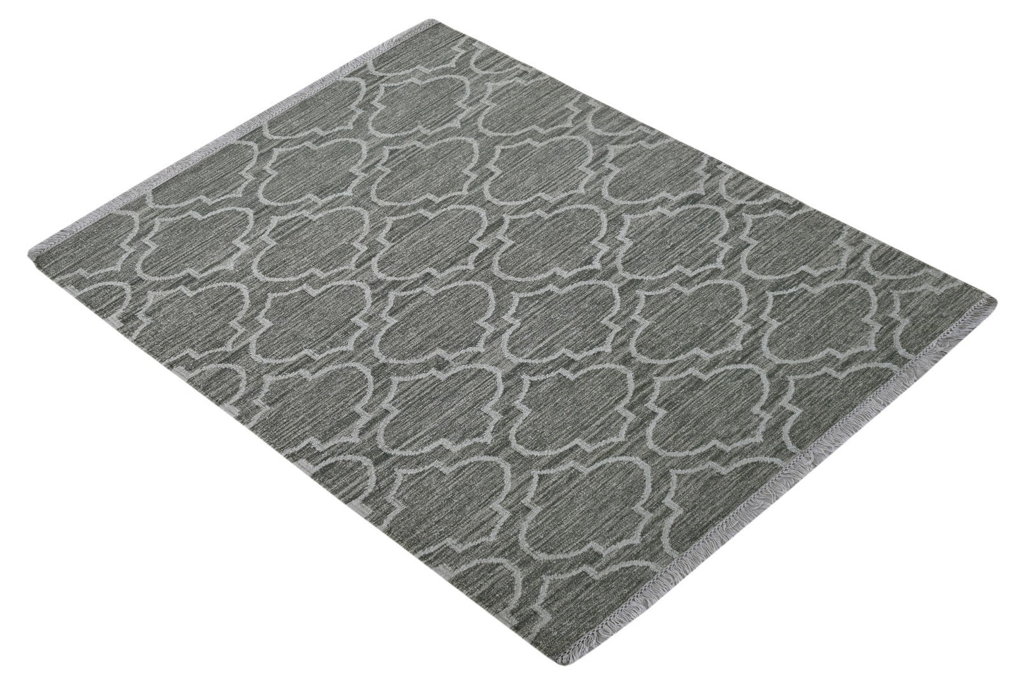 Bunter Wollteppich 120x180 cm Handgefertigt Modern Teppich sh197