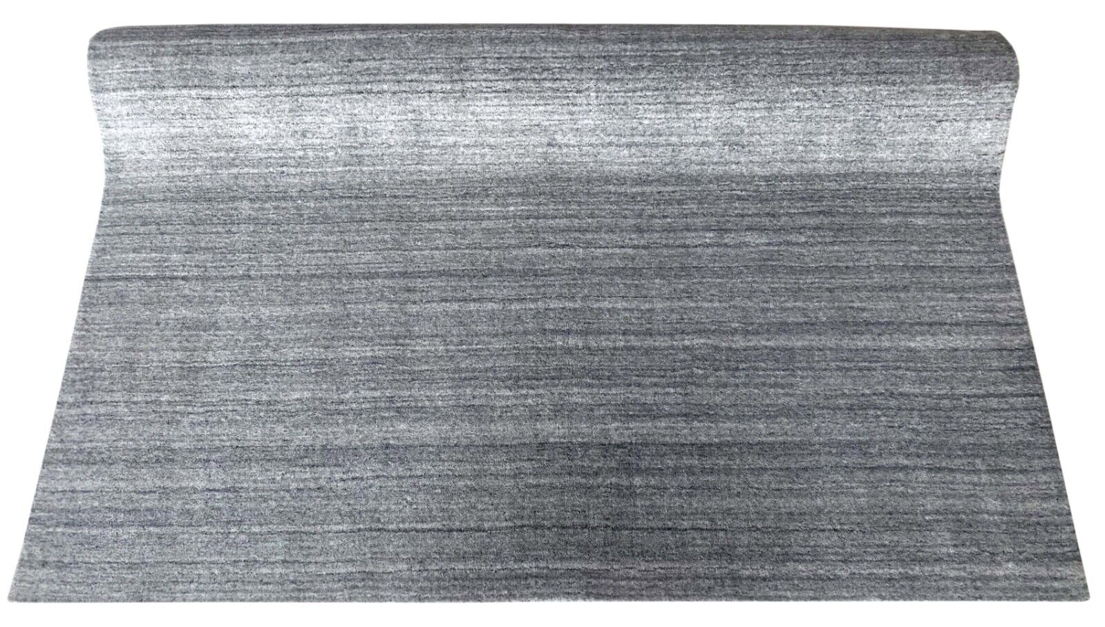 Handgewebter PET Garn Teppich Grau Umweltfreundlicher für Innen und Außenbereich