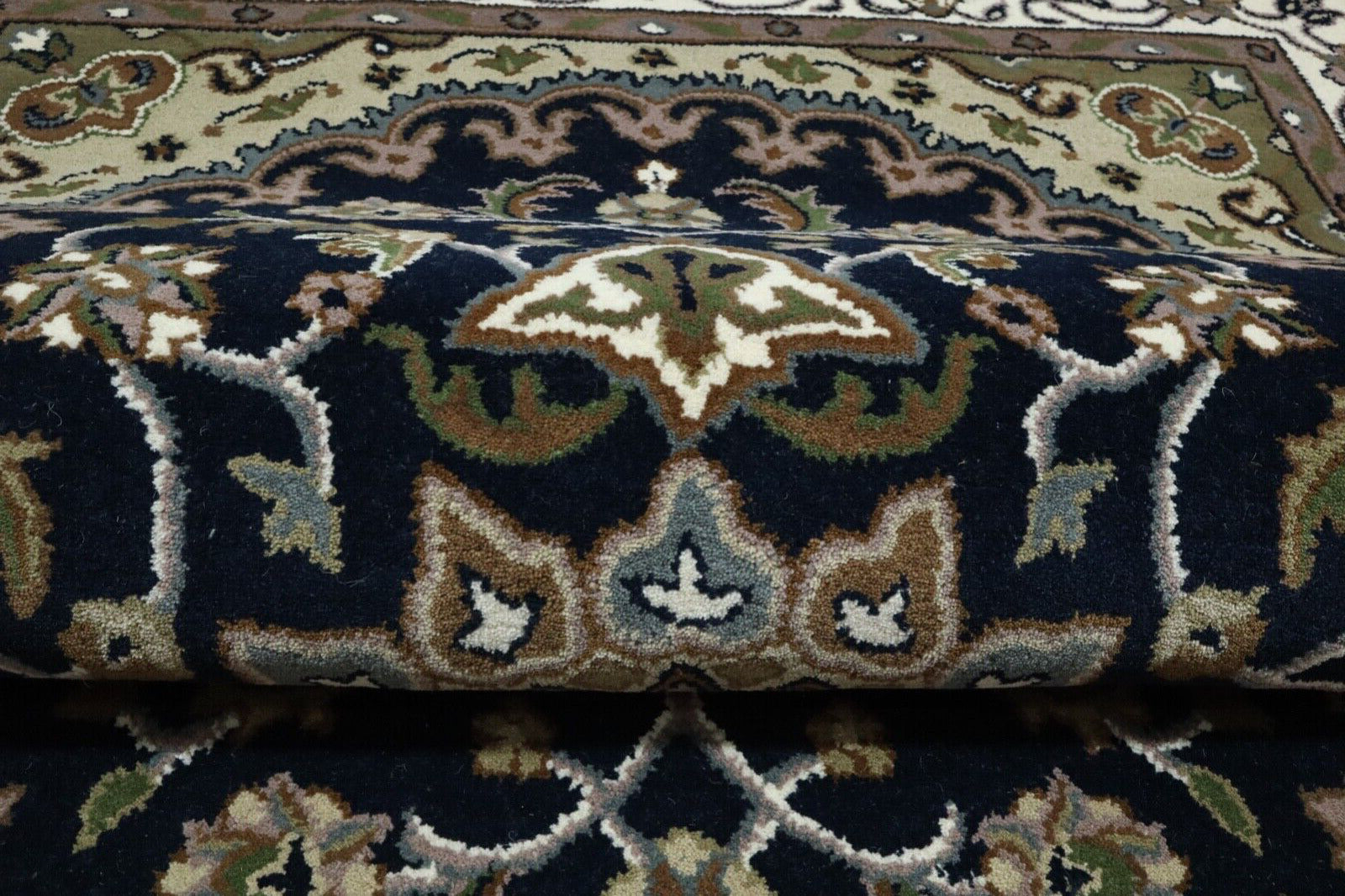 Kék keleti szőnyeg, 100% gyapjú, 160x230 cm, kézzel készített, kézzel csomózott T933