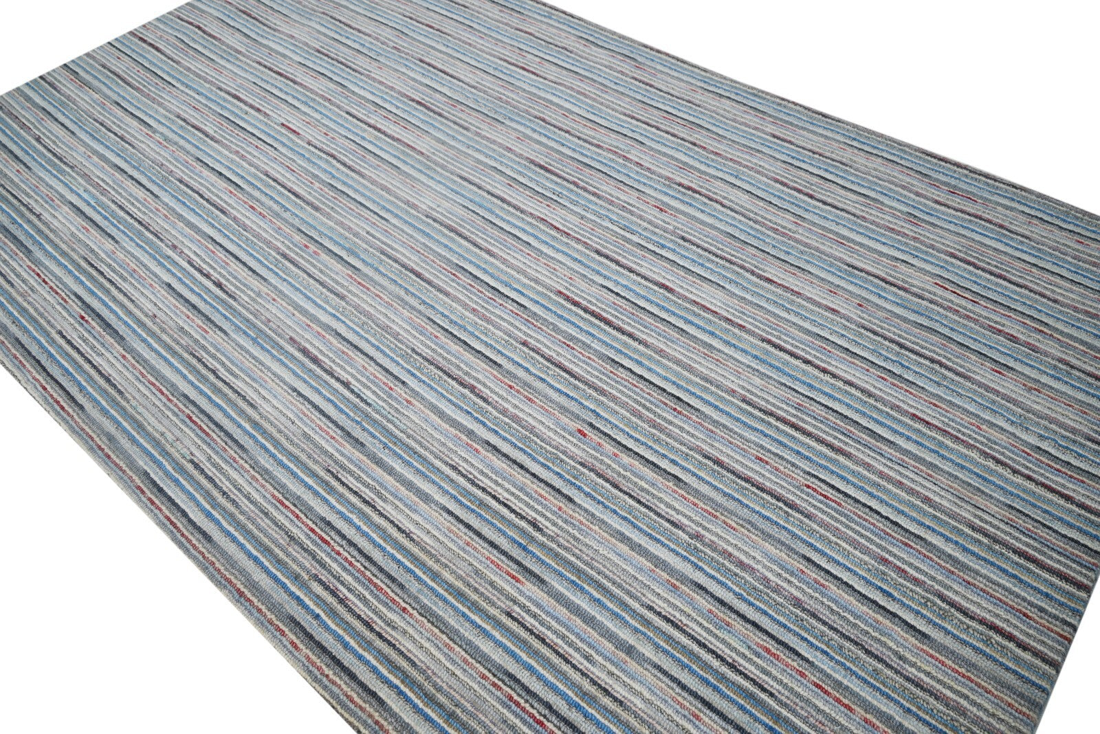 Tappeto tessuto a mano 150x240 finitura multi-lucida, lana, soggiorno SH126