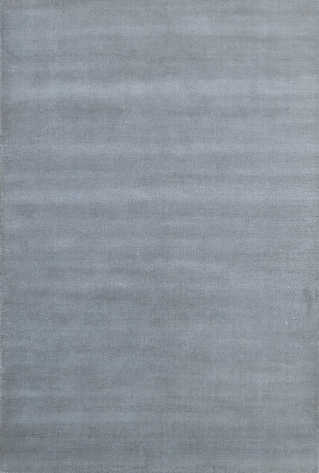 Handgewebter Teppich 150x240 grau Glanzoptik Wolle Flach Wohnzimmer SH112