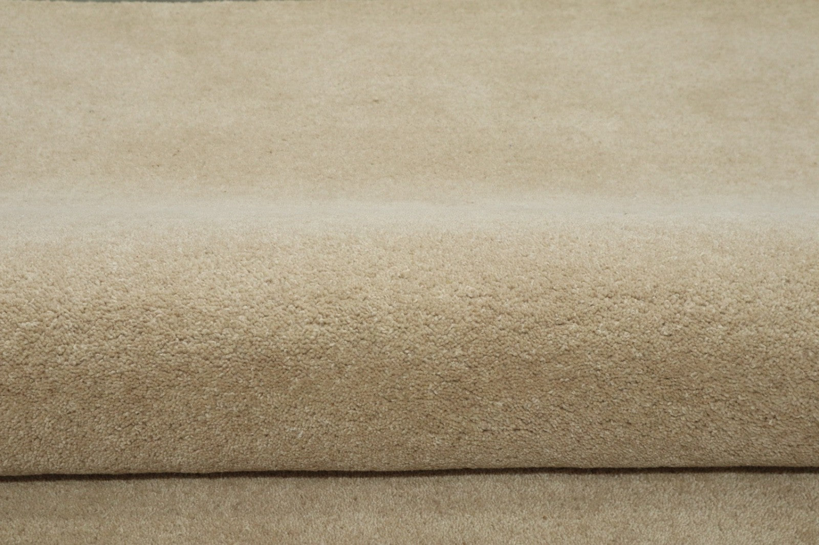 Preproga Gabbeh, 100 % volna, bež enobarvna, 120 x 180 cm, ročno izdelana, PL5