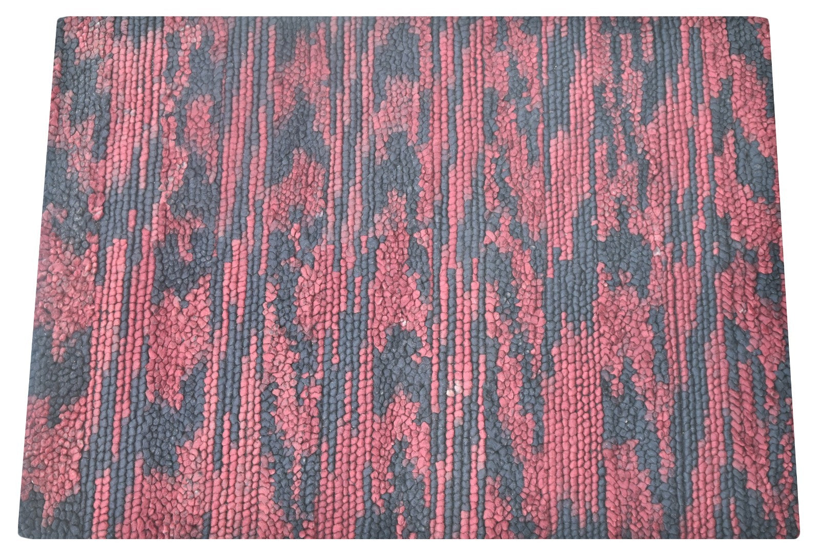 Bunter Wollteppich 120x180 cm Handgefertigt Modern Teppich sh165