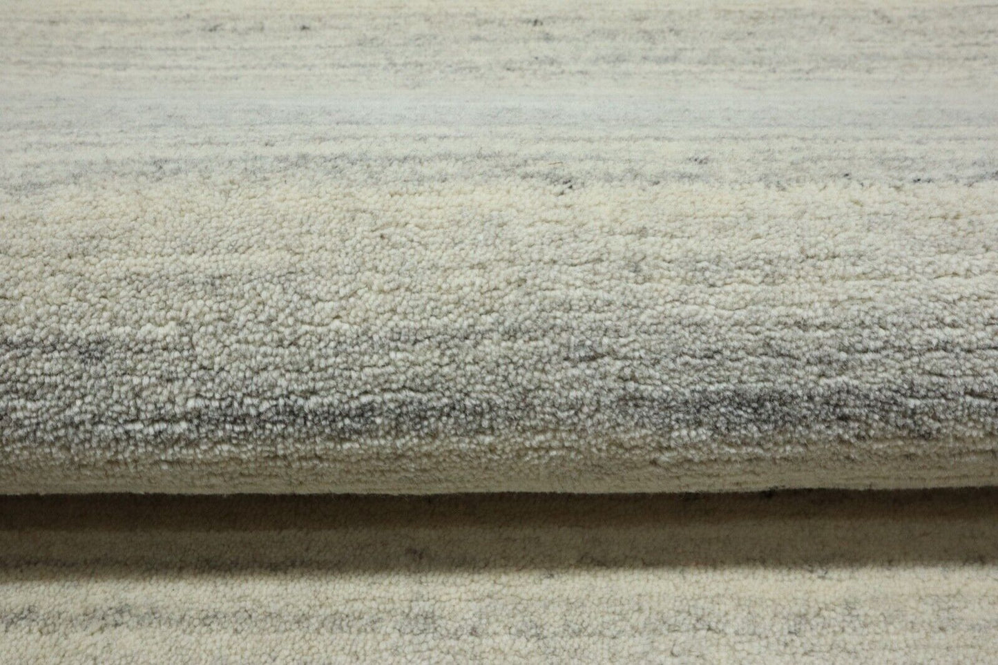 Beige Grau Orient Teppich 100% Wolle 90X150 cm Handarbeit Handgetuftet T959
