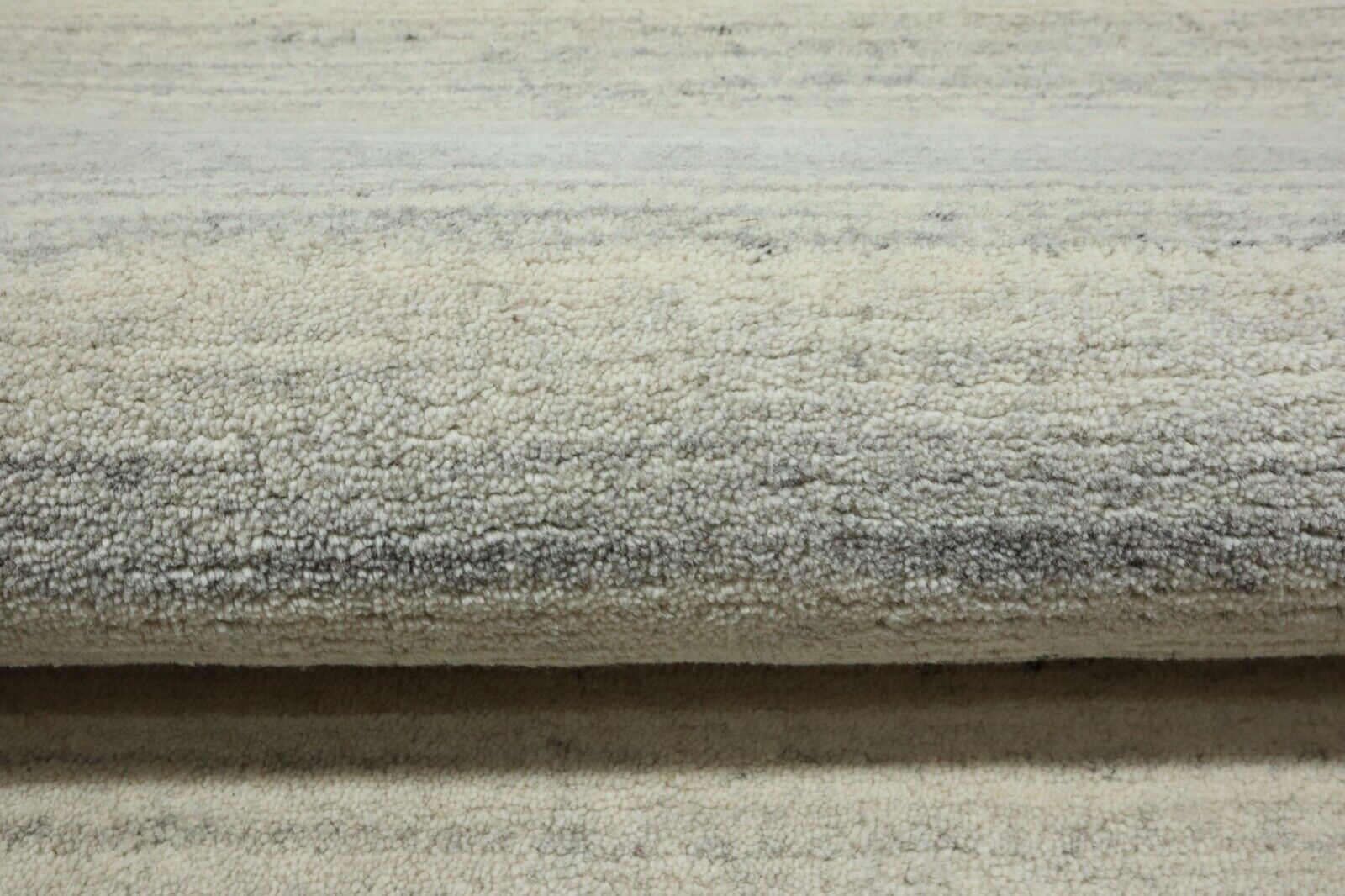 Beige Grau Orient Teppich 100% Wolle 90X150 cm Handarbeit Handgetuftet T959