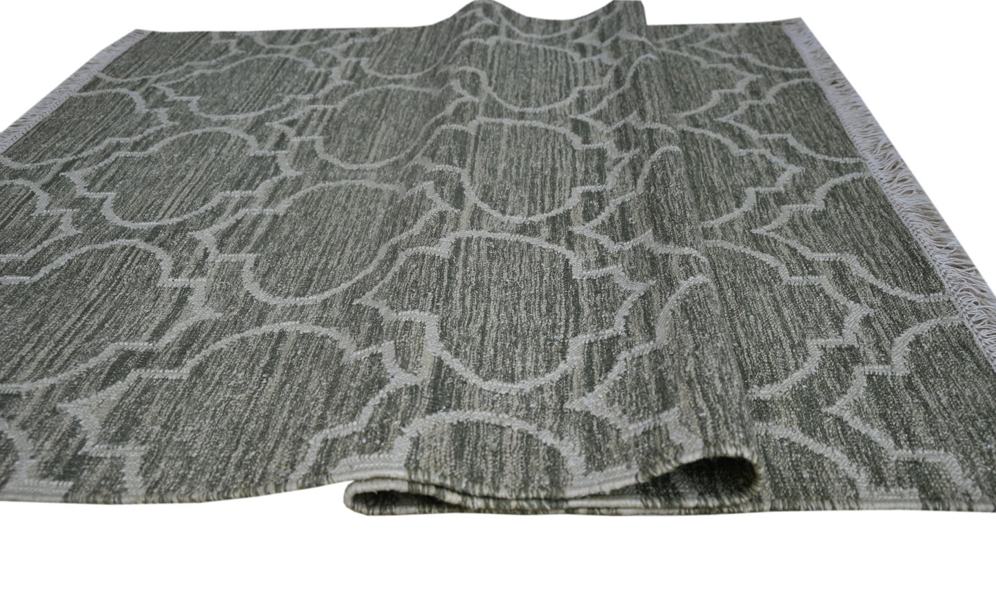 Bunter Wollteppich 120x180 cm Handgefertigt Modern Teppich sh197