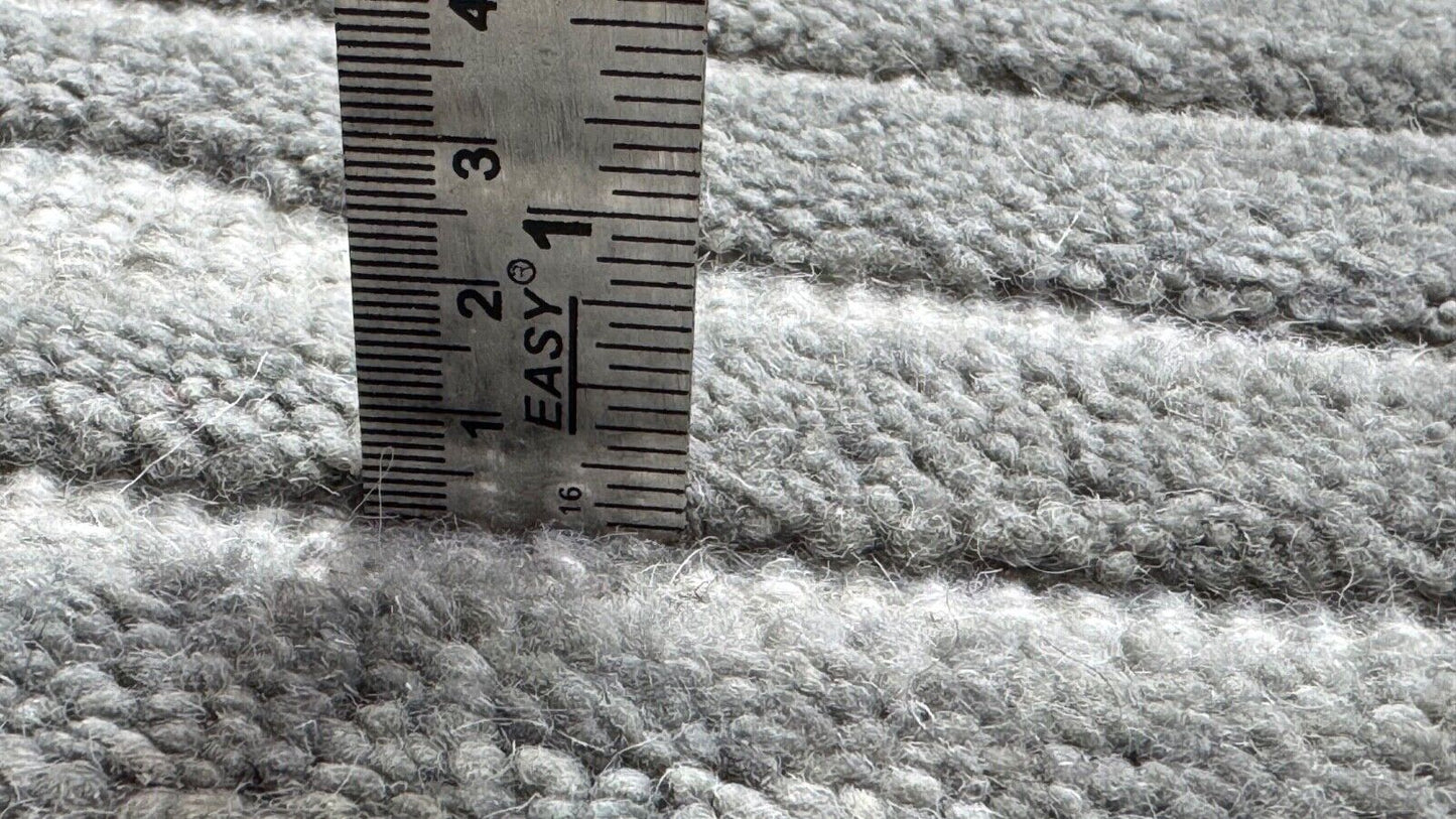 Handgeknüpfter Teppich 60x90 aus Wolle Modern Grau und Beige DKD-768