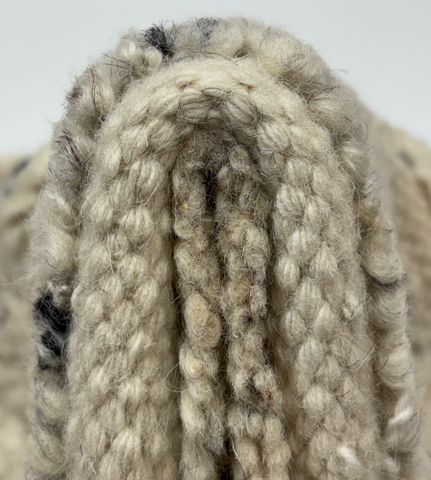 Handgeknüpfter 100% Wollteppich 60x90 Modern Design Teppich Natur Beige D794