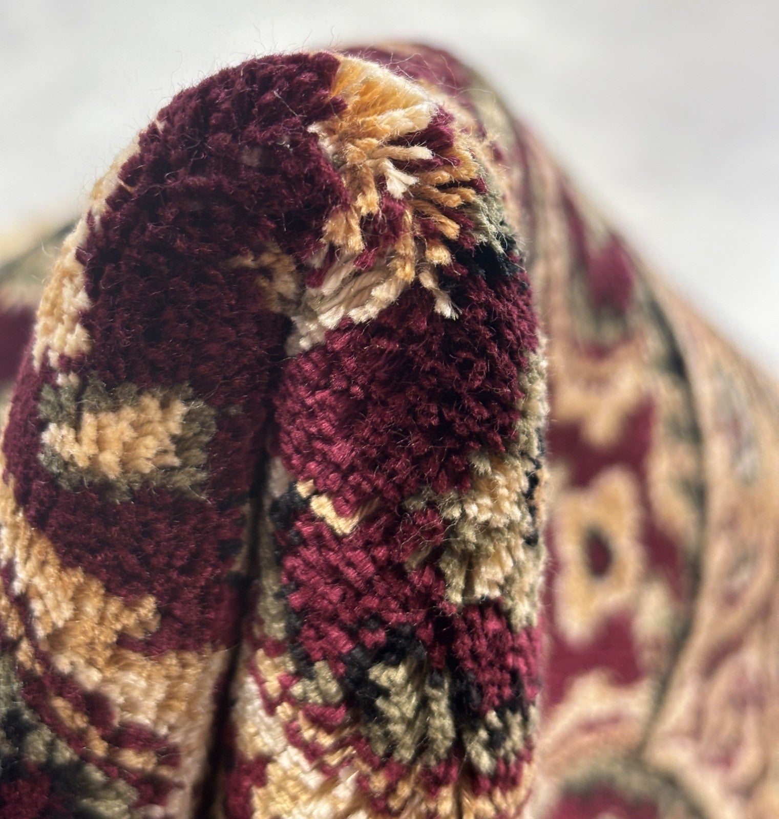 Idamaine vaip, kastanpruun, kašmiir, Tabrizi disainiga vaip, 150x210 cm, M36M