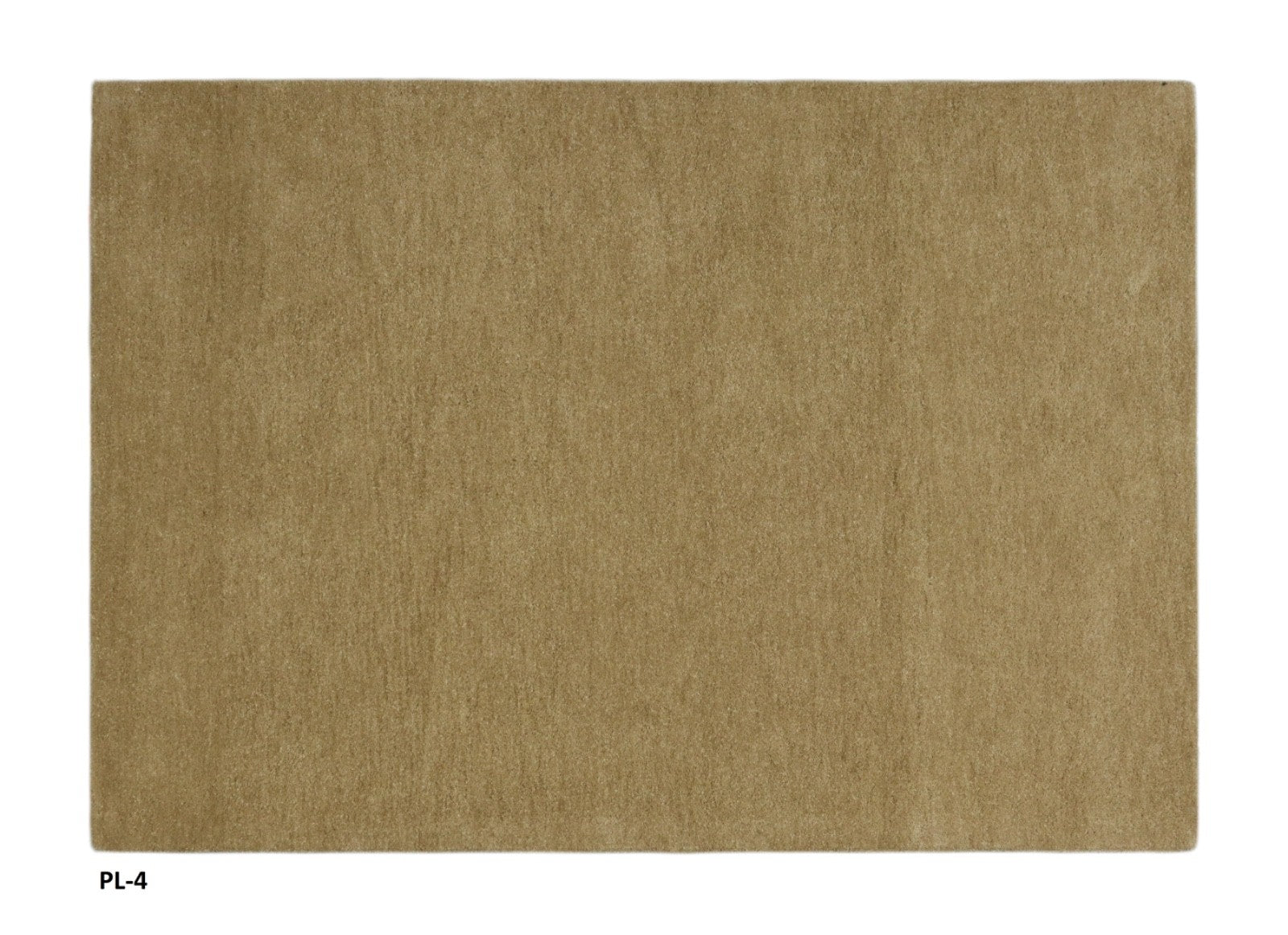 Gabbeh Teppich 100% Wolle Beige Uni Farbe 120x180 cm Handgemacht PL4