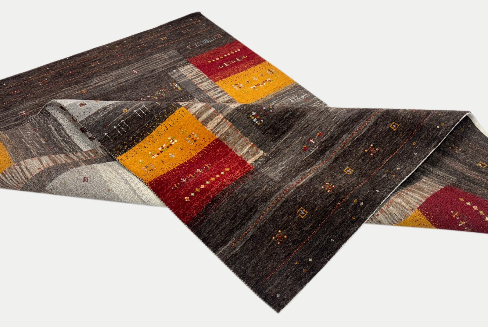 Handgeknüpft Orientteppich 170x240 Wolle Teppich Multi Klassisch Design 112-9/9