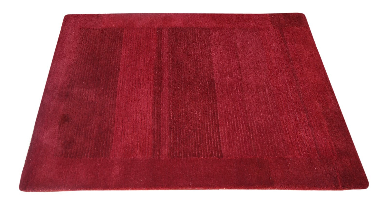 Handgetufteter Wolle teppich 120x180 Maroon Modern Wohnzimmer SH264