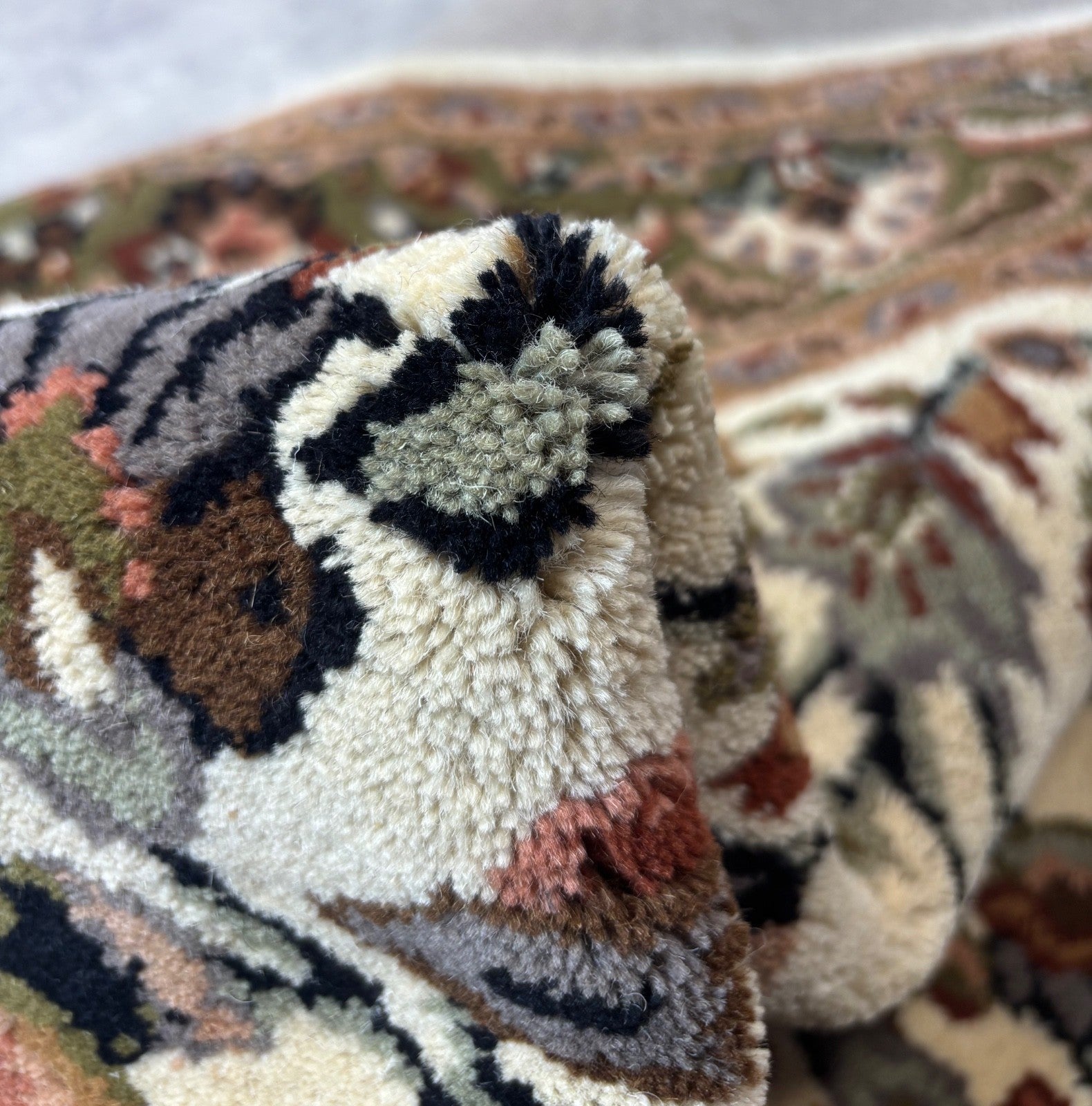 Bidjar Wohnzimmer 200x200 cm Teppich Orientteppich Handgewebt 100% wolle