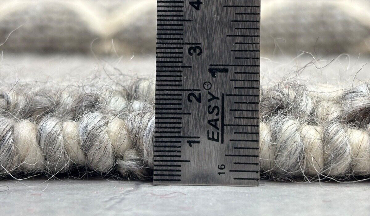 Handgewebter Wollteppich 170x240 cm – Raffiniertes geometrisches Design DS1