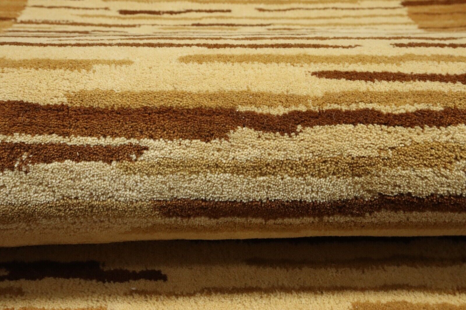 Orange Teppich 100% Wolle 70X140 cm Handarbeit Terrakotta Handgetuftet T990