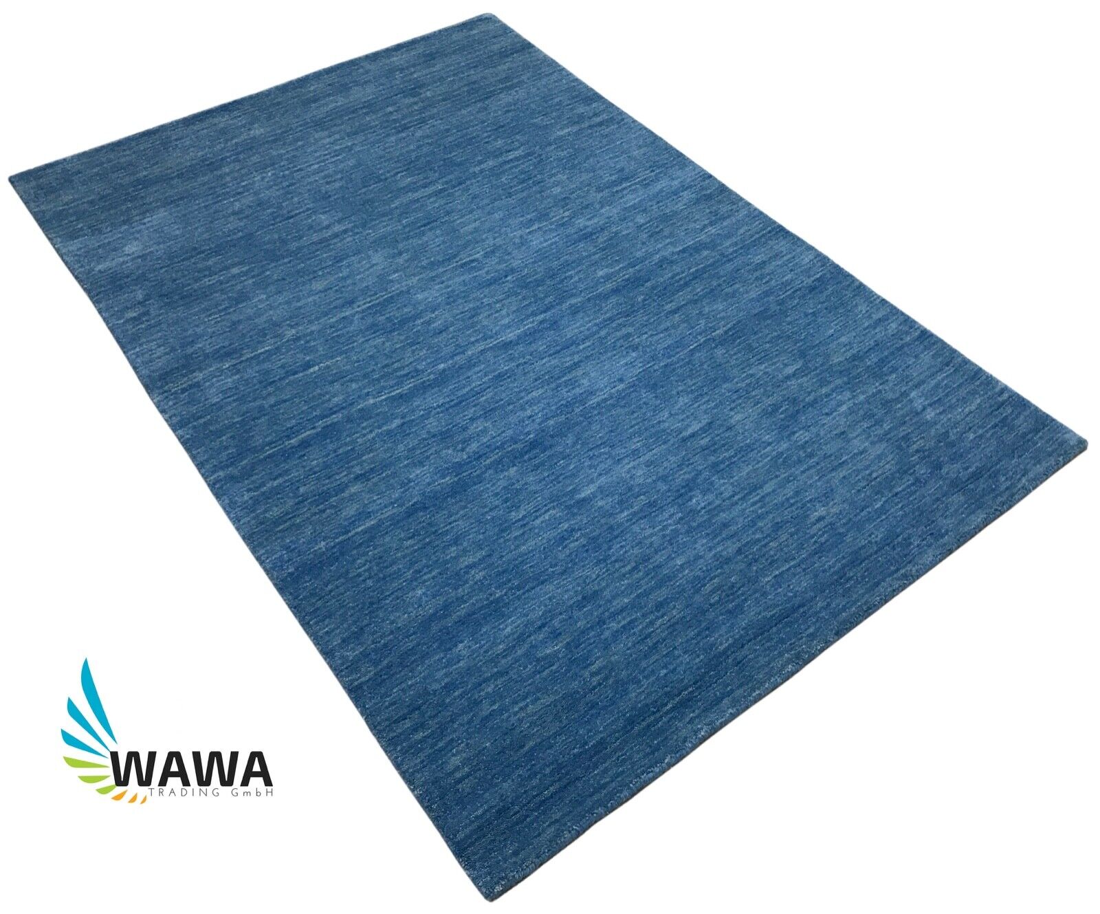 Orientteppich Gabbeh 100% Wolle Blau 7 Größen Handgefertigt Teppich G-079