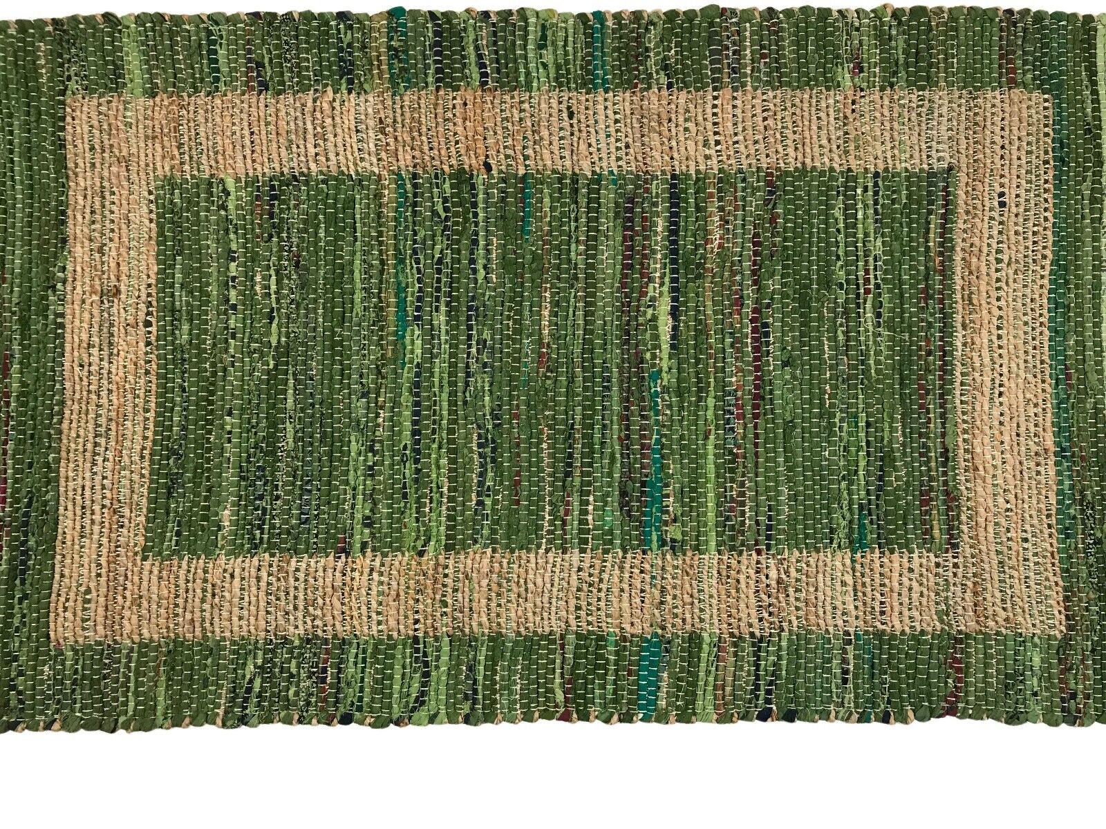 Beidseitig Nutzbar Chindi Kelim Durry Teppich Handgearbeiteter, 4 Größen Dhurrie