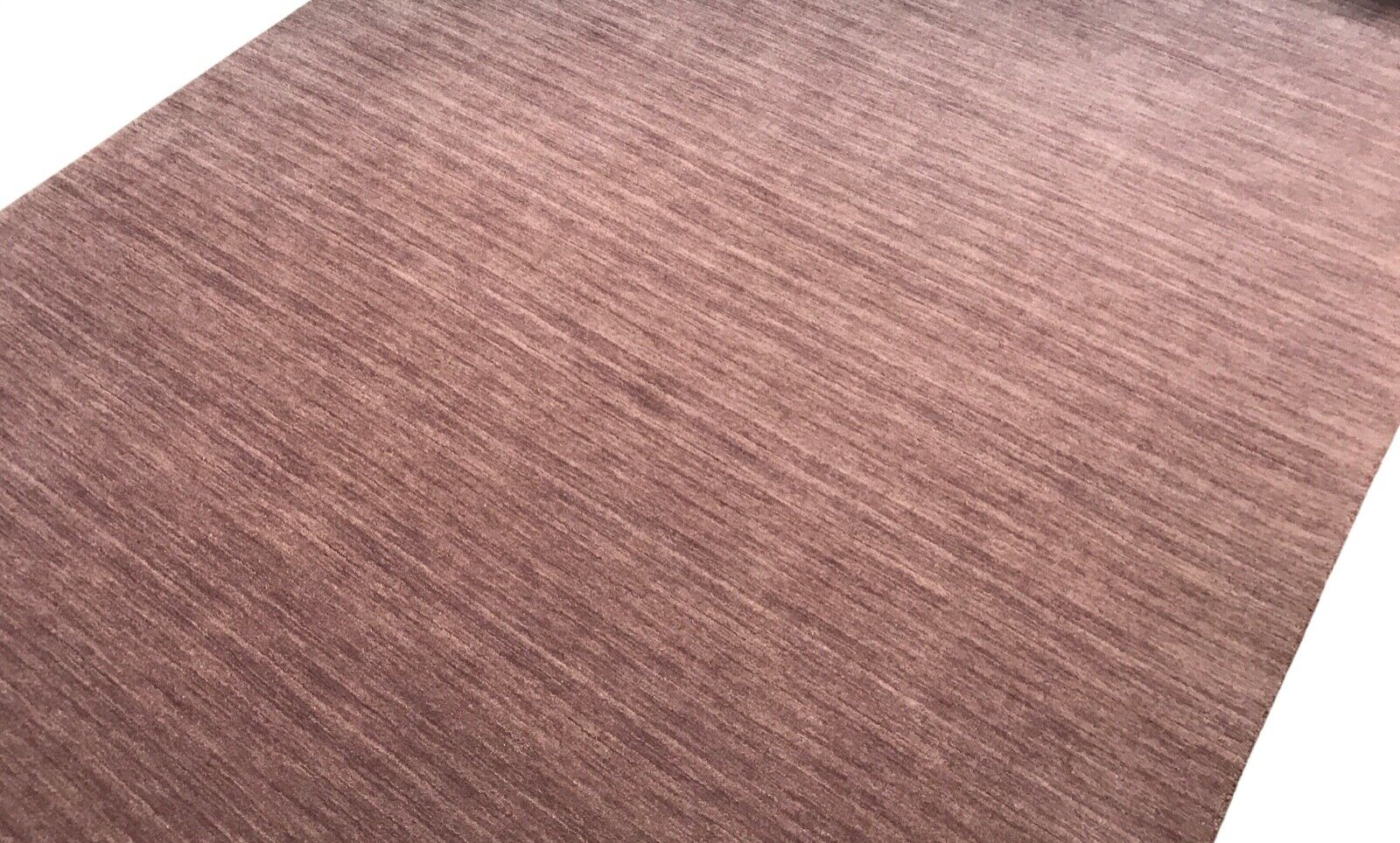 Orientteppich Gabbeh Teppich 100% Wolle Hell Rosa Handgewebt Loom G-244