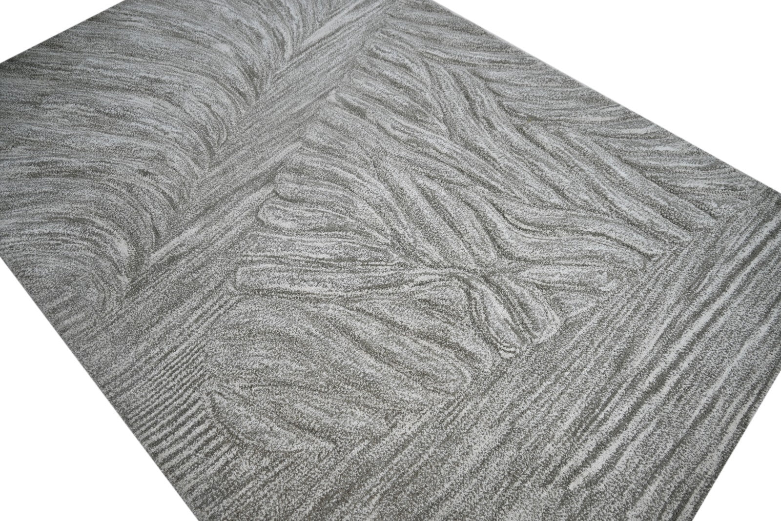 Ročno tkana volnena preproga 120x180 bež, moderna dnevna soba SH208