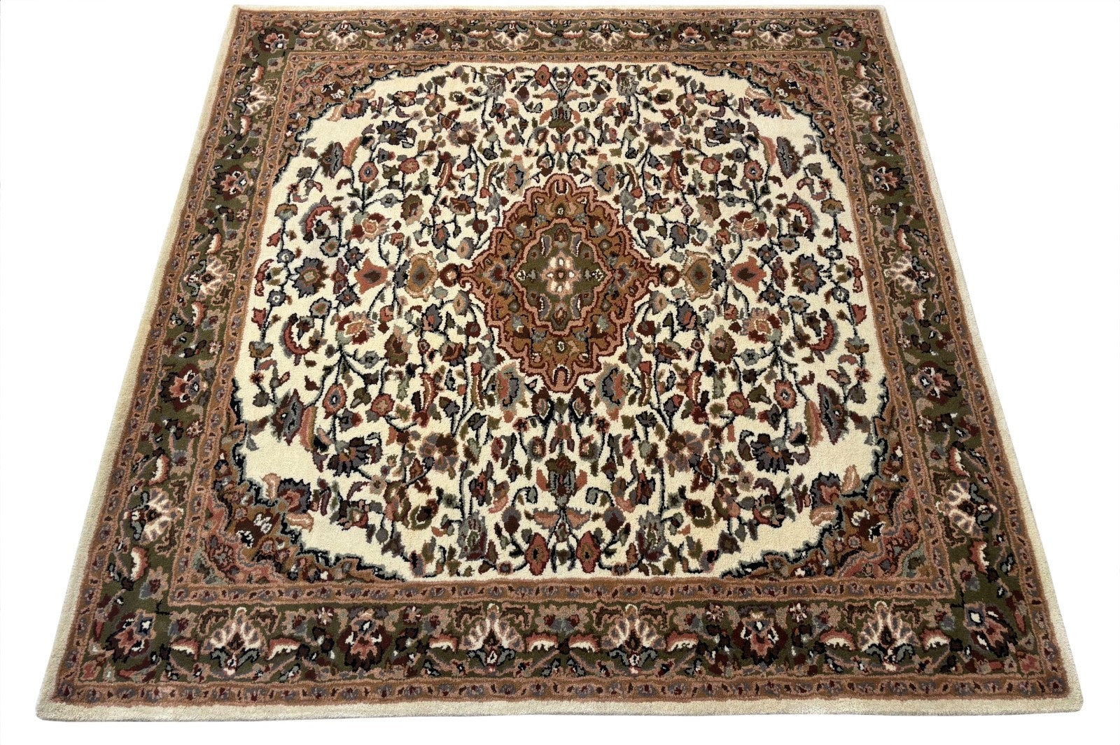 Bidjar Wohnzimmer 200x200 cm Teppich Orientteppich Handgewebt 100% wolle