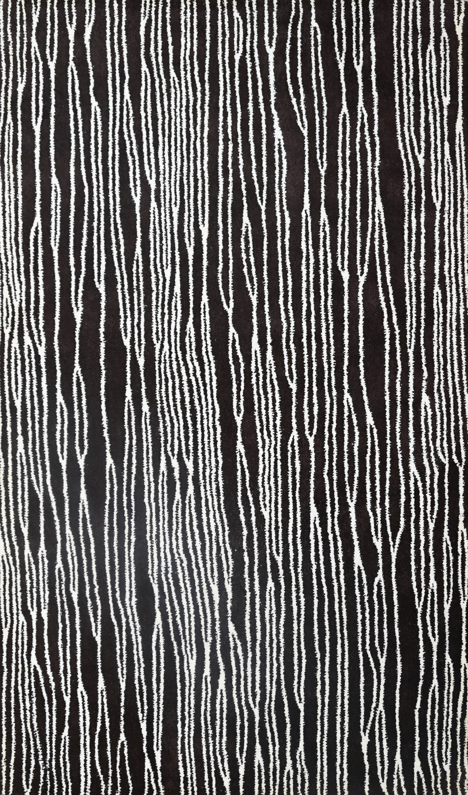 Handgetufteter Wolle Viskose teppich 150x240 braun Modern Wohnzimmer SH214