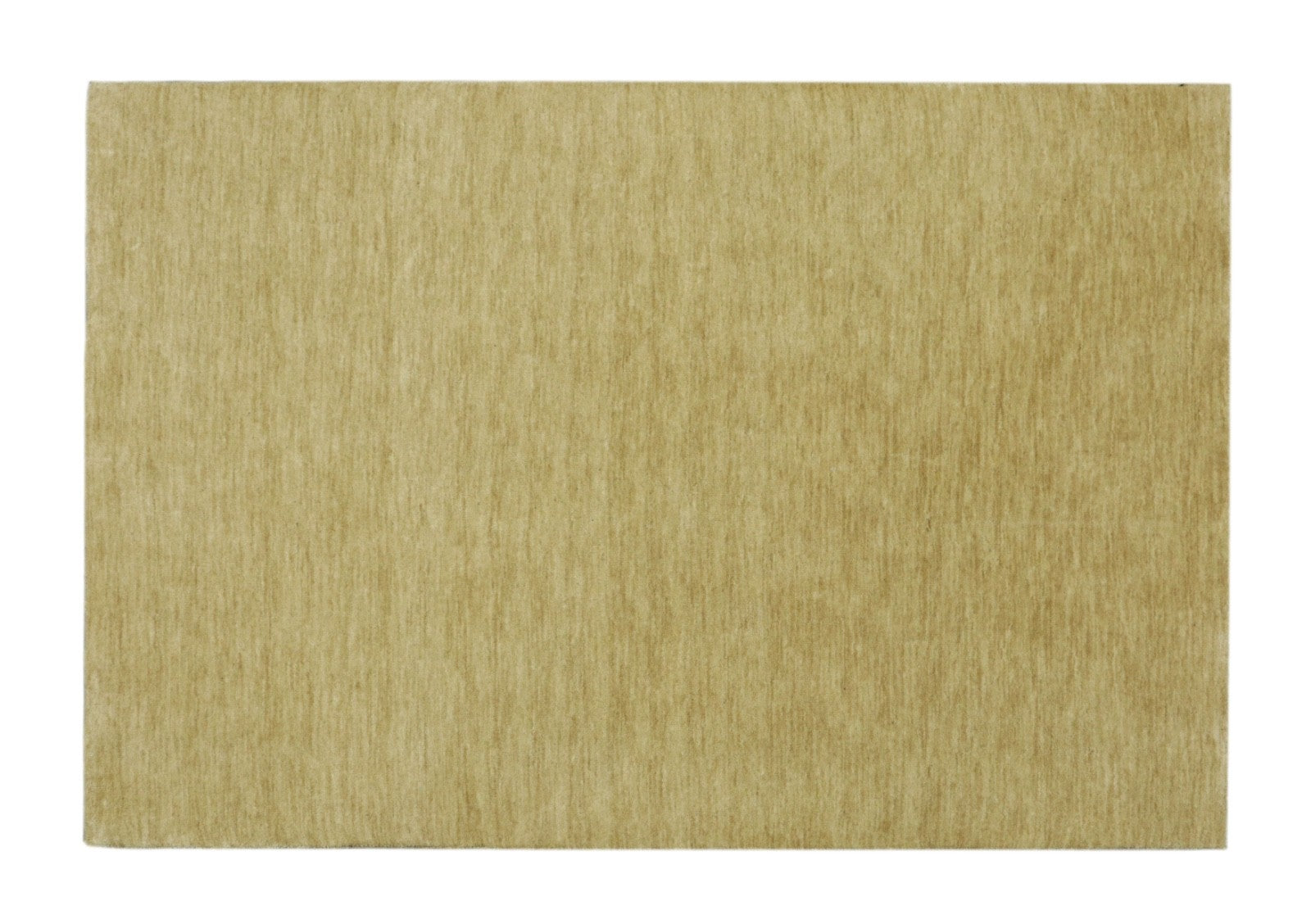 Handgewebter Gabbeh Teppich 100% Wolle Beige Unifarben 120x180 cm HL1079