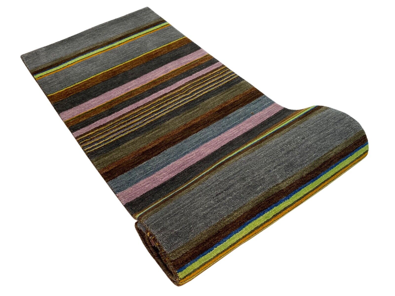 Preproga Gabbeh, statve iz 100 % volne, ročno izdelana, 80 x 297 cm, R423